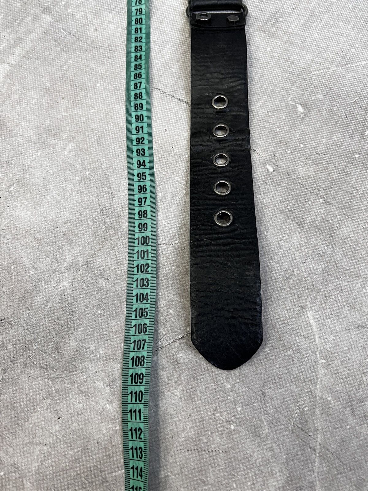 Diesel Leather/canvas army military diesel style belt avant garde Size ONE SIZE - 9 Thumbnail