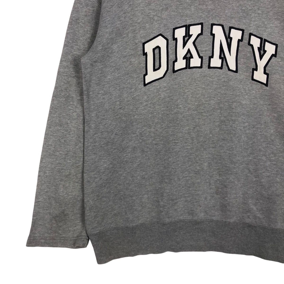 Vintage DKNY Sweatshirt Spell Out Medium Streetwear