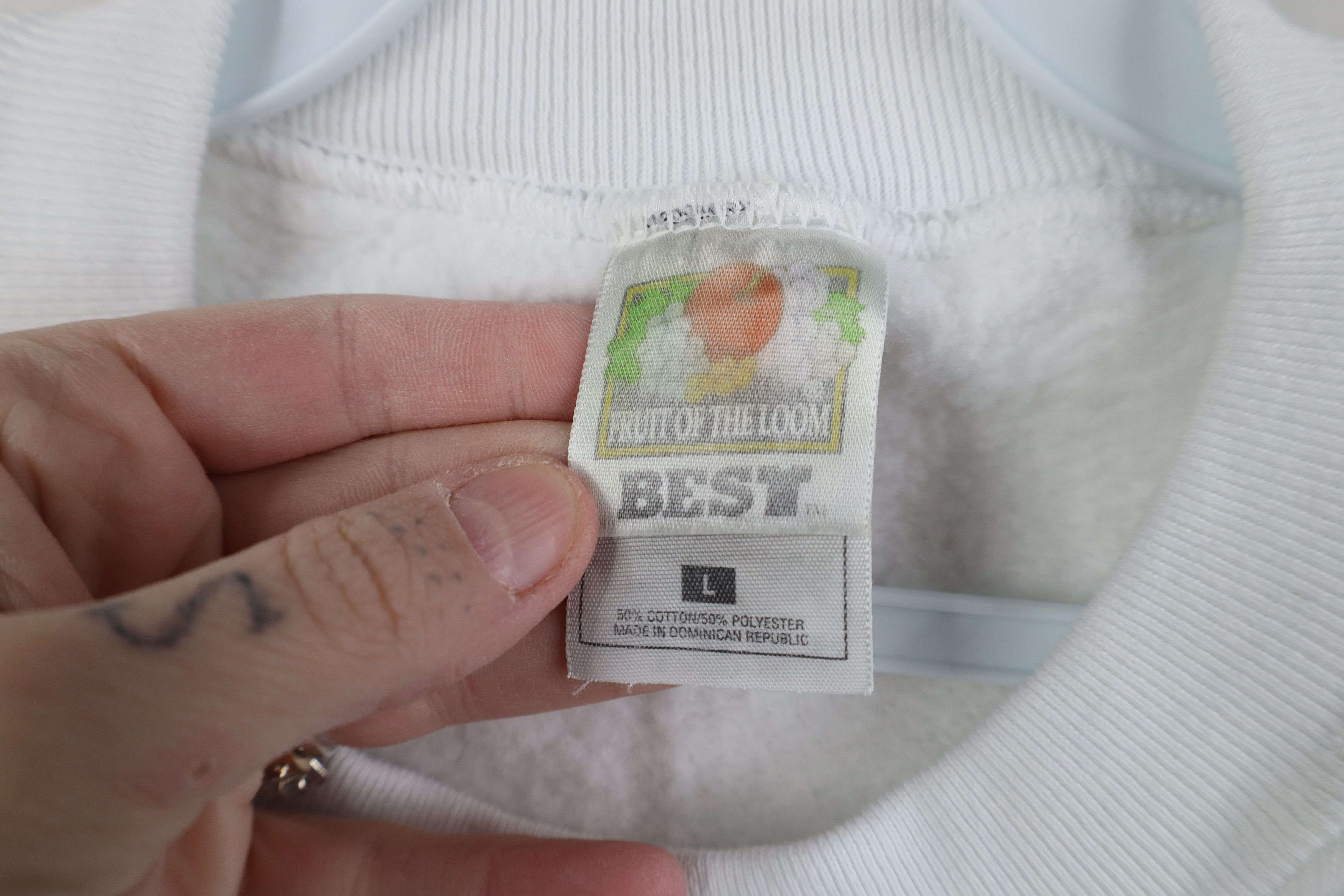Vintage Vintage 90s Country Farmhouse Pigs Crewneck Sweatshirt White Size L / US 10 / IT 46 - 8 Thumbnail