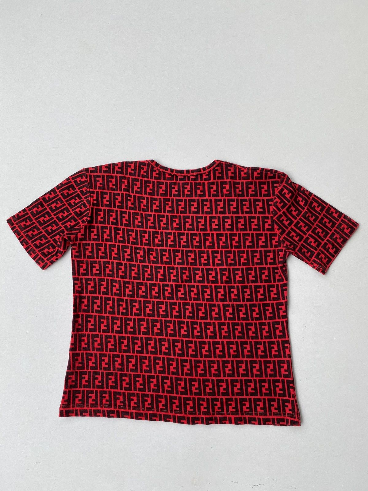 Fendi Vintage Fendi Monogram Tshirt Size S / US 4 / IT 40 - 3 Thumbnail