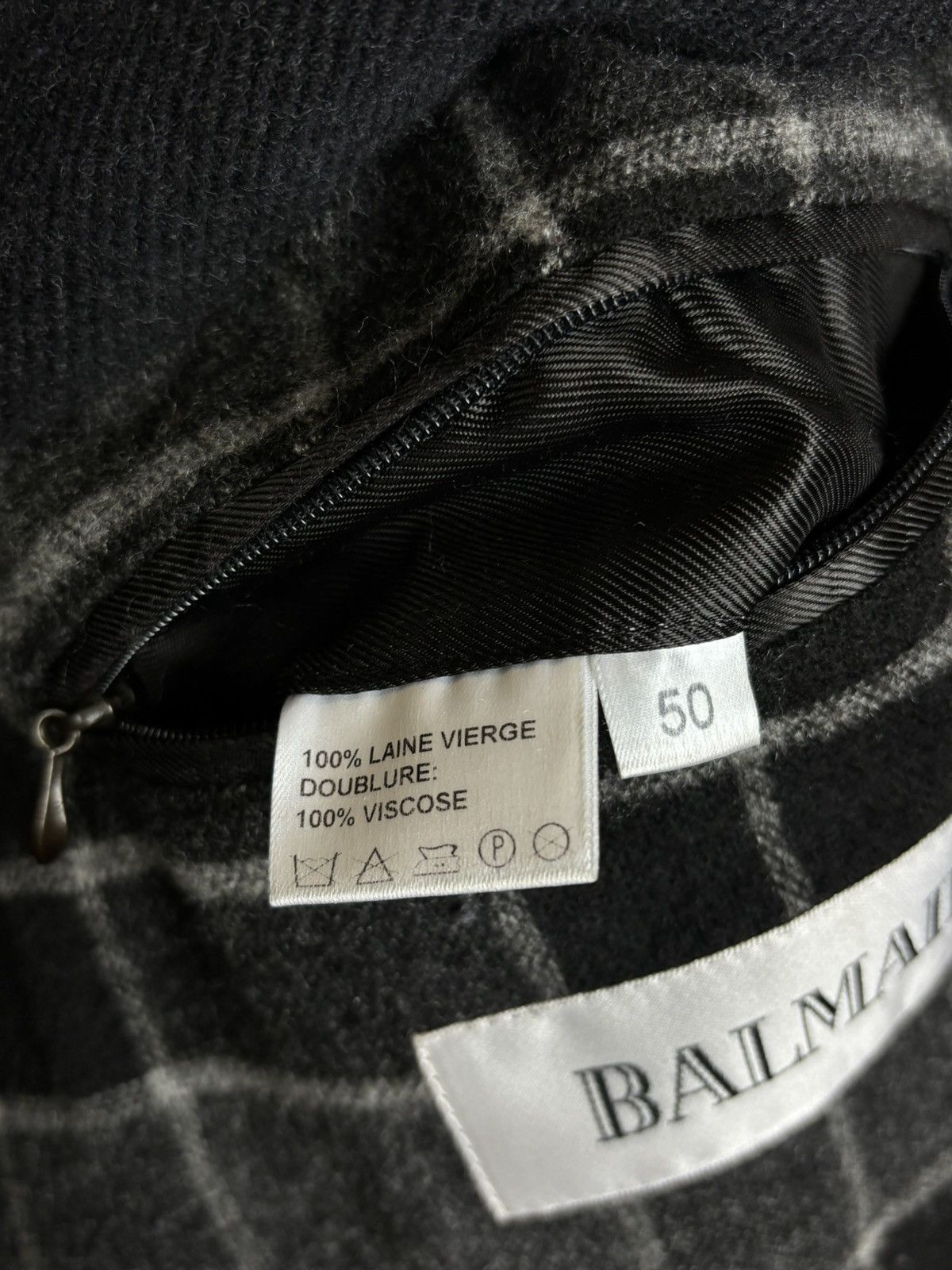 Balmain Balmain Wool Button Up Trench Coat Black Size XL Size US XL / EU 56 / 4 - 9 Thumbnail