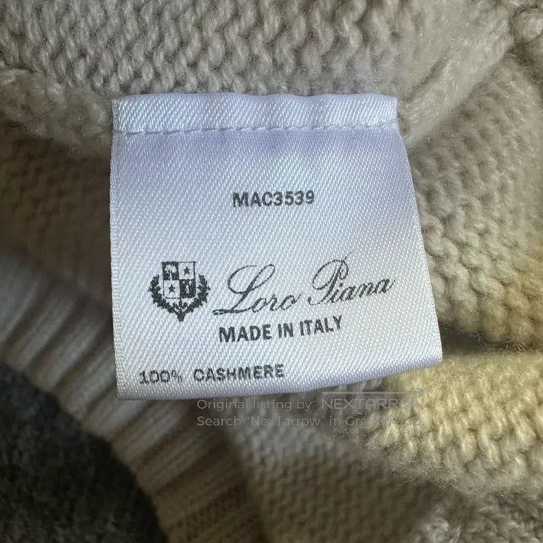 Loro Piana LORO PIANA Off-white cashmere cardigan, jacket coat Size US M / EU 48-50 / 2 - 4 Thumbnail