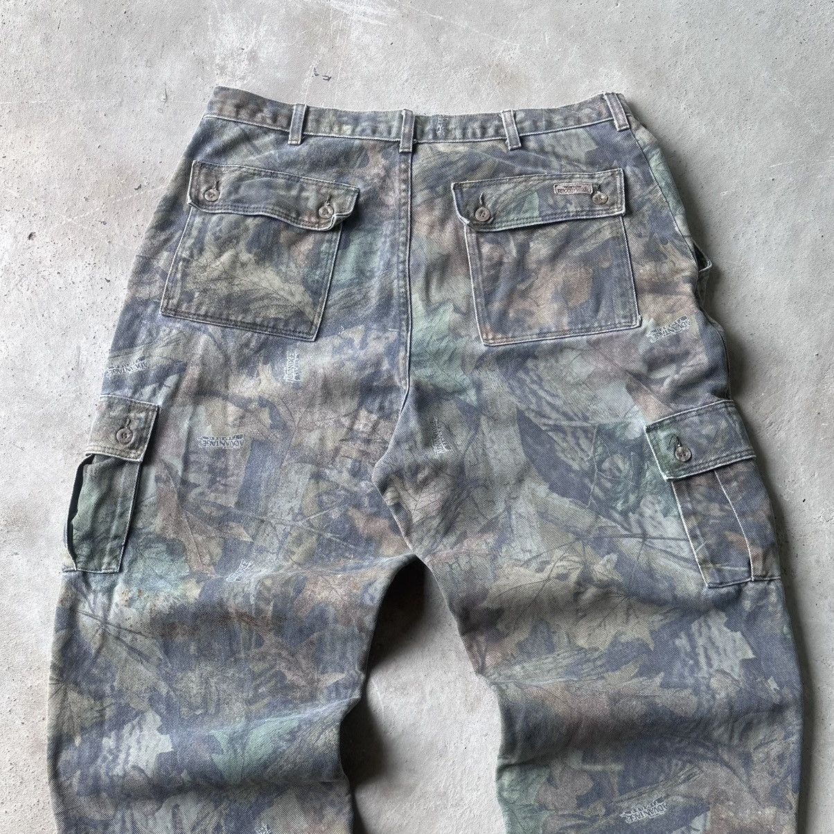 Carhartt × Realtree Crazy Vintage Y2K Faded Realtree Camo Carhartt Style Baggy Size US 38 / EU 54 - 7 Thumbnail