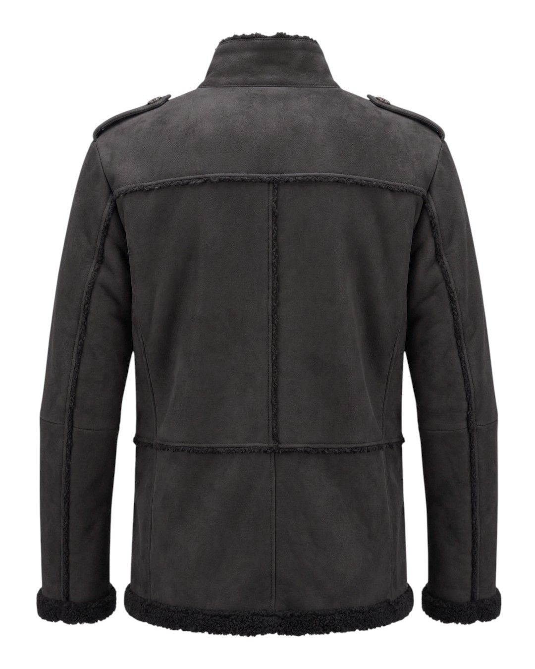 Yves Saint Laurent YSL BY TOM FORD SHEARLING SUEDE LEATHER COAT Size US L / EU 52-54 / 3 - 2 Thumbnail