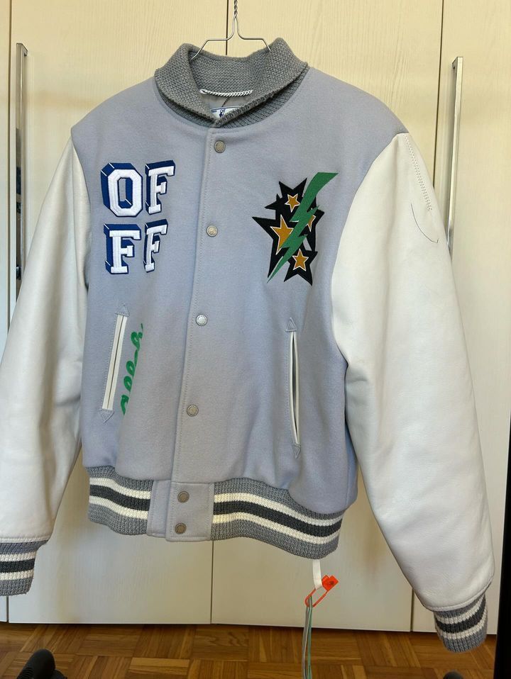 Off-White Bomber Varsity Jacket in Multicolor Size US M / EU 48-50 / 2 - 1 Thumbnail