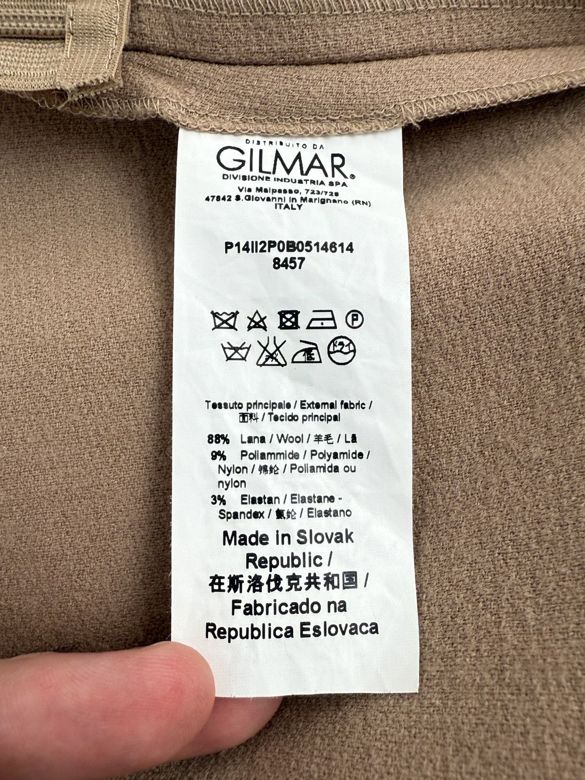 Iceberg Iceberg Italy Camel Beige Wool Blend Capri Pants 38 Size 26" / US 2 / IT 38 - 12 Thumbnail