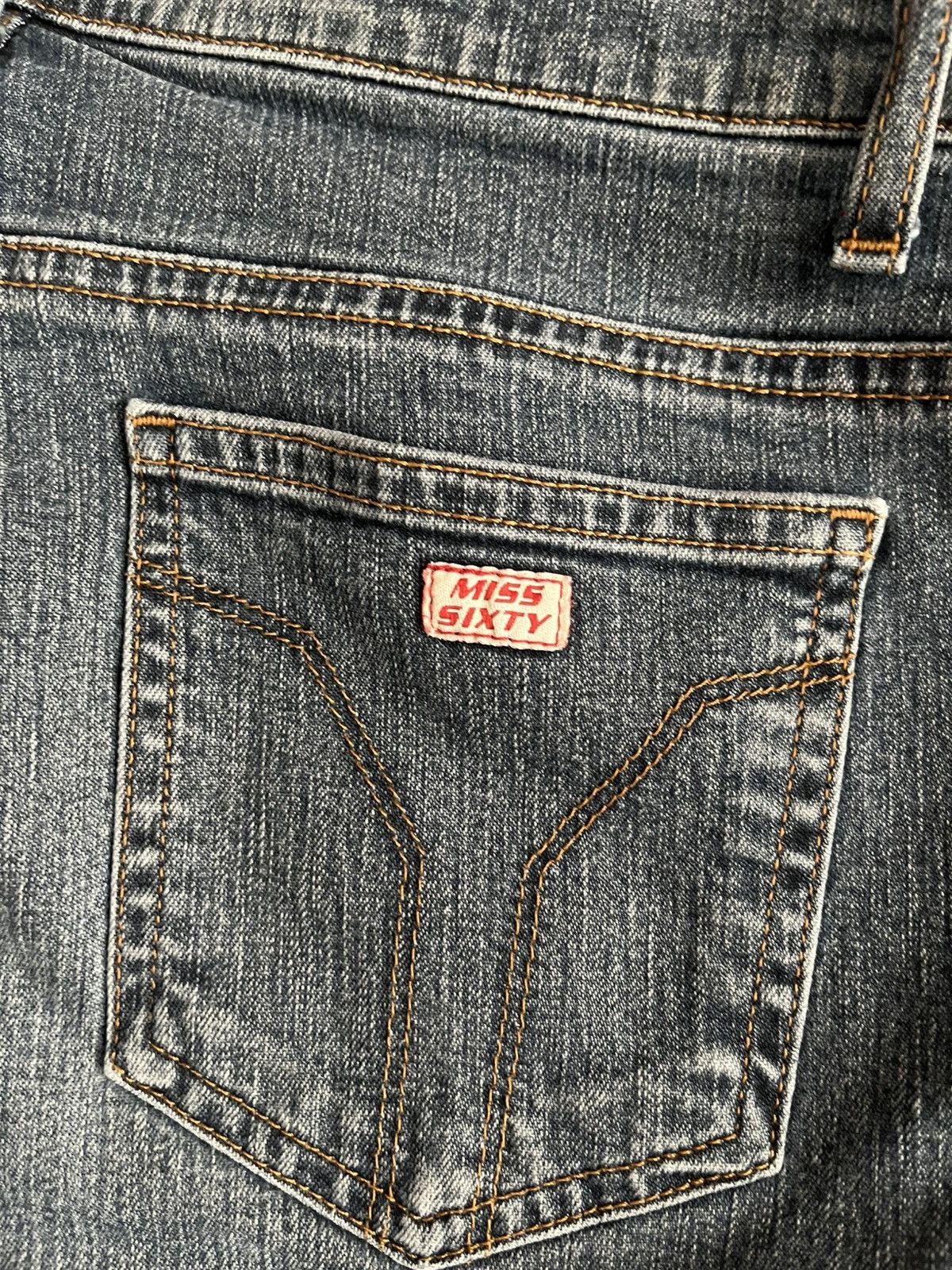 Hysteric Glamour × Miss Sixty Vintage Miss Sixty Style Tommy Denim Flared Y2K Jeans Size 31" - 13 Thumbnail