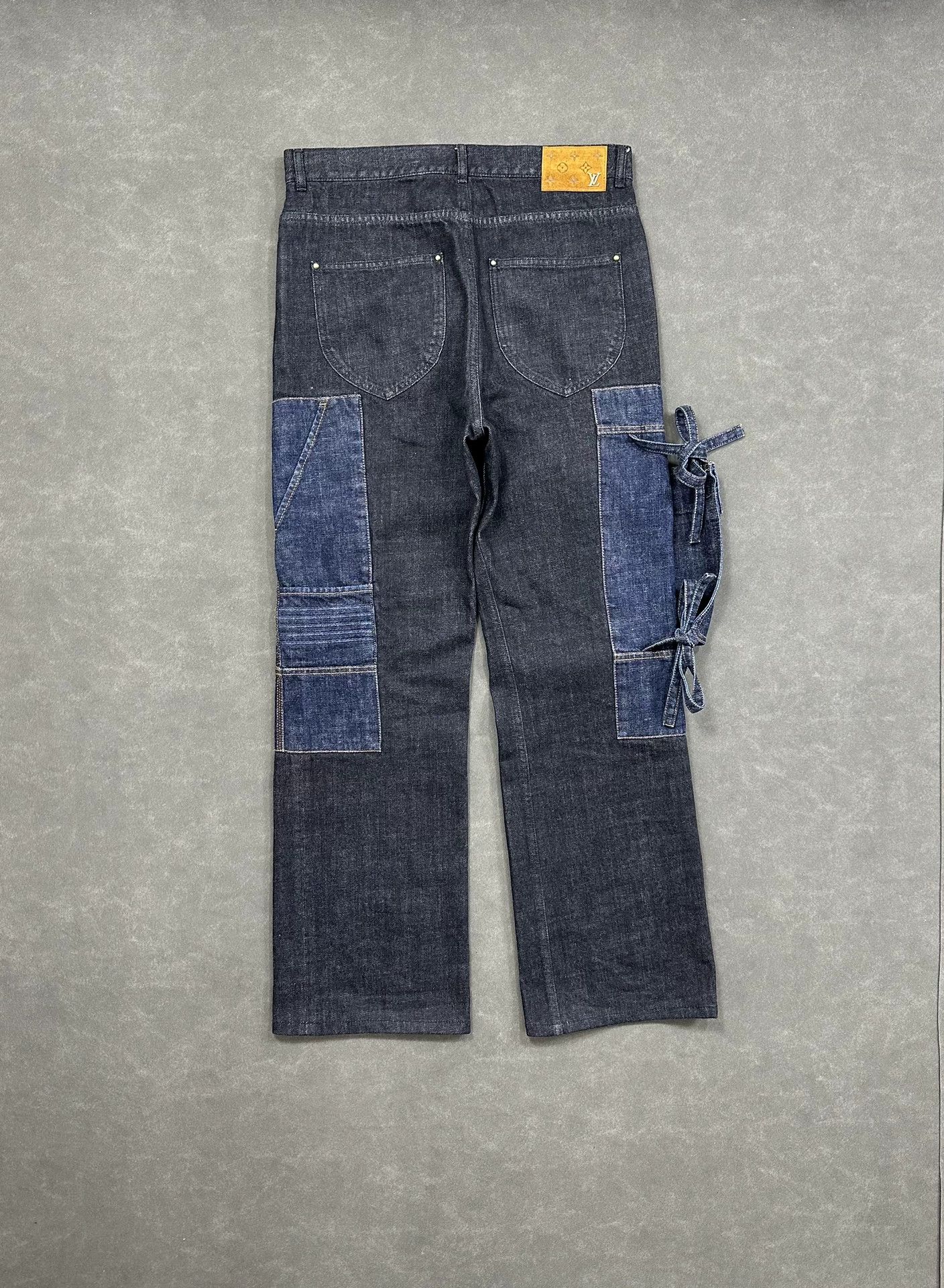 Louis Vuitton LV KARAKORAM Bow Laces Multi-Pockets Jeans Size US 30 / EU 46 - 2 Thumbnail