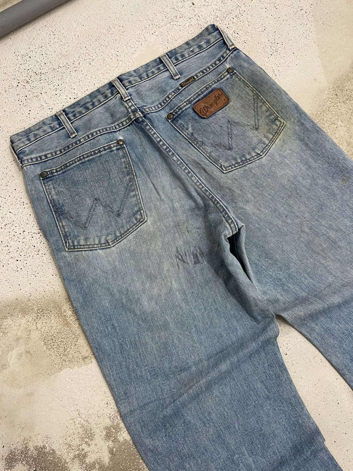 Wrangler Defect Rare Vintage Wrangler Scovill Button Japan Size US 34 / EU 50 - 13 Thumbnail