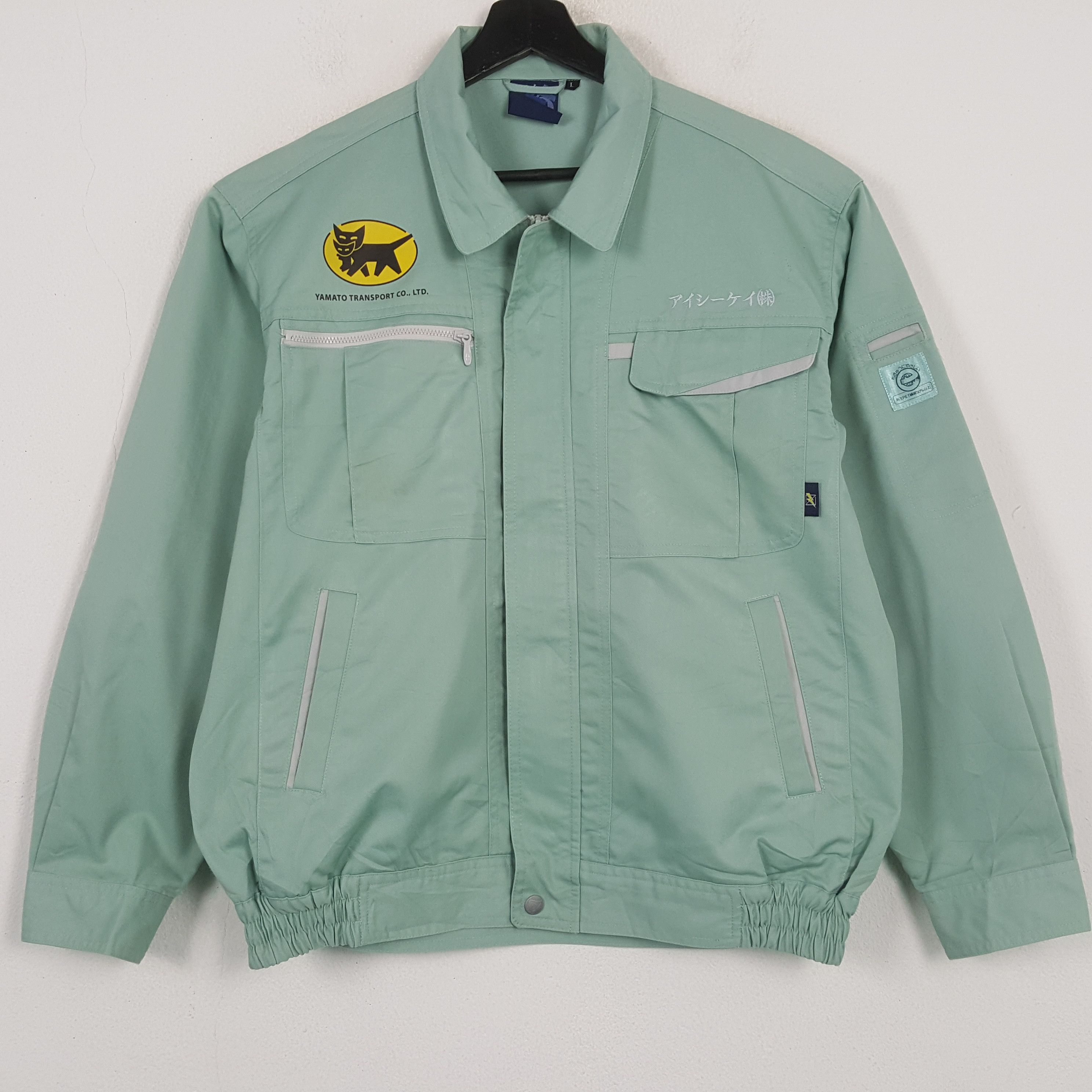 Other YAMATO TRANSPORT Japanese Workwear Custom Art Jacket C292N25 Size US L / EU 52-54 / 3 - 3 Thumbnail