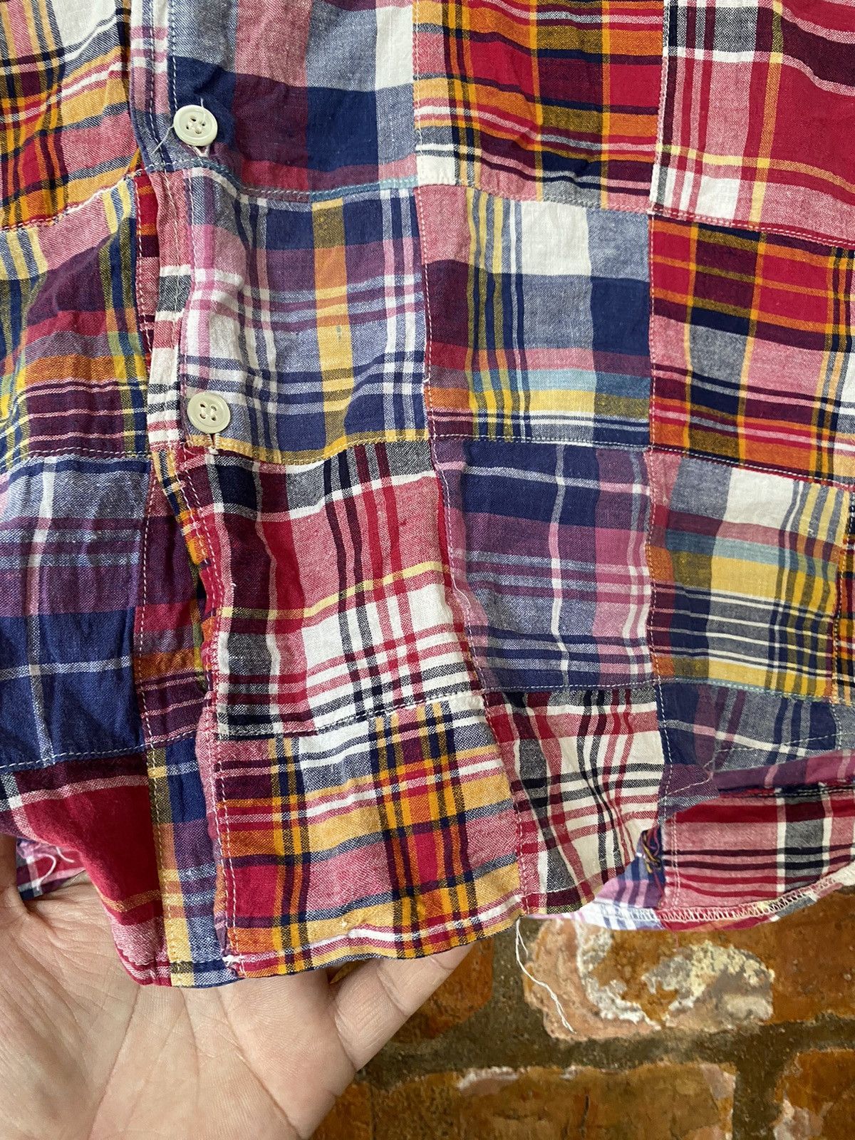Fragment Design SS1998 GDEH patchwork button up Size US M / EU 48-50 / 2 - 7 Thumbnail