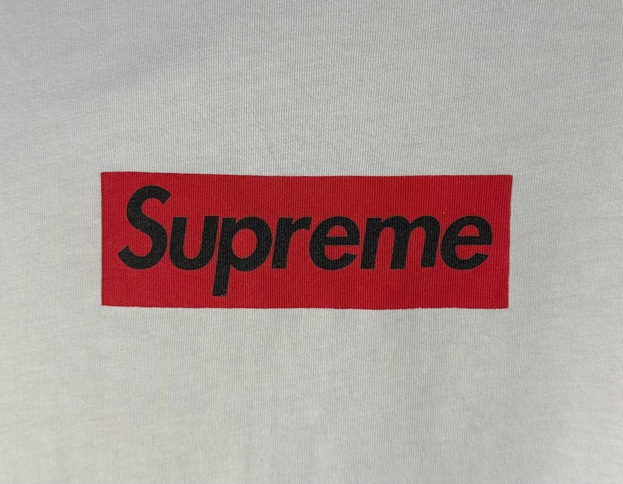 Supreme SUPREME grip t shirt classic white red logo cotton t shirt Size US M / EU 48-50 / 2 - 2 Thumbnail