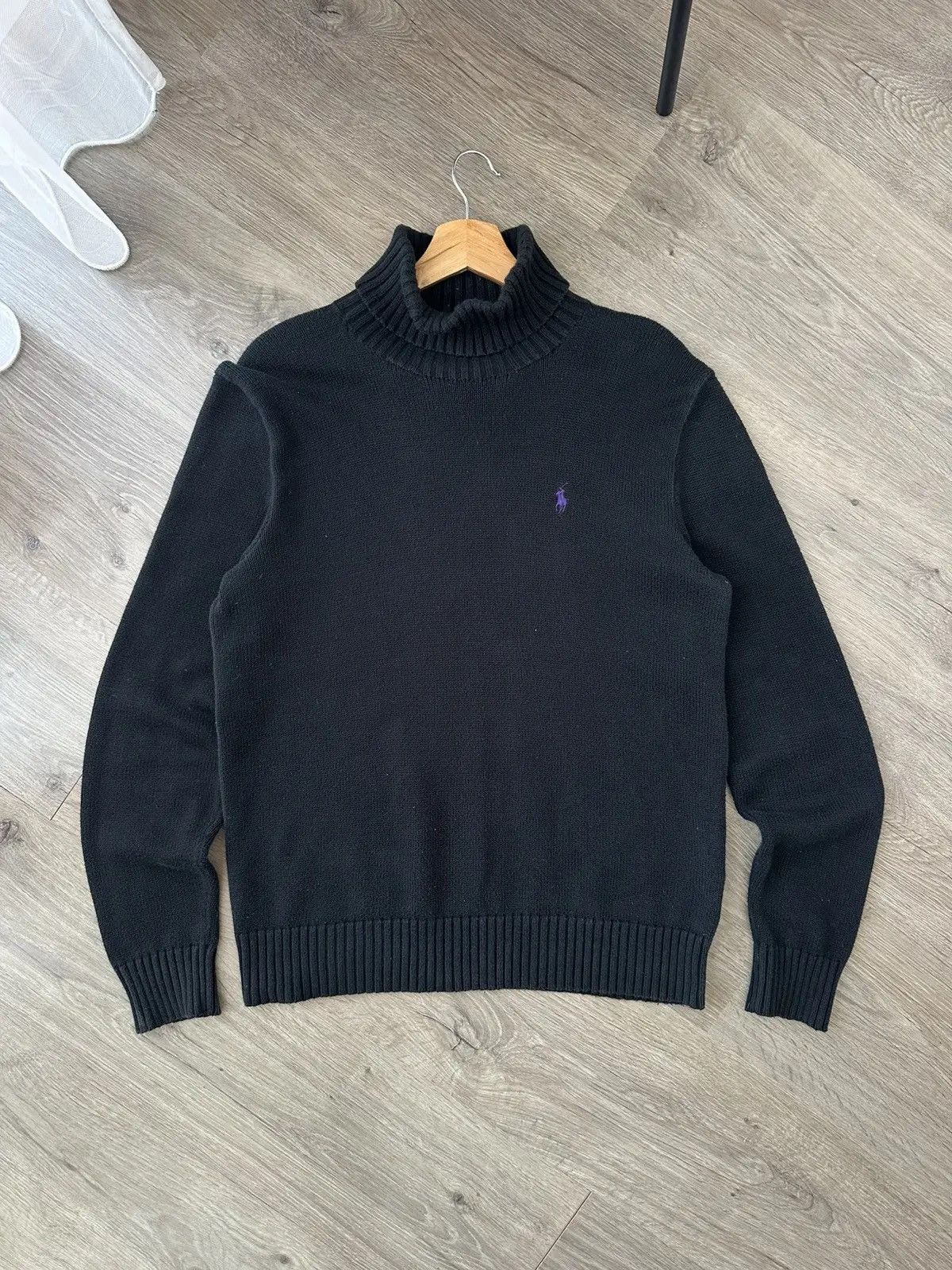 Polo Ralph Lauren Vintage Polo Ralph Lauren Black Sweater Size US S / EU 44-46 / 1 - 1 Thumbnail