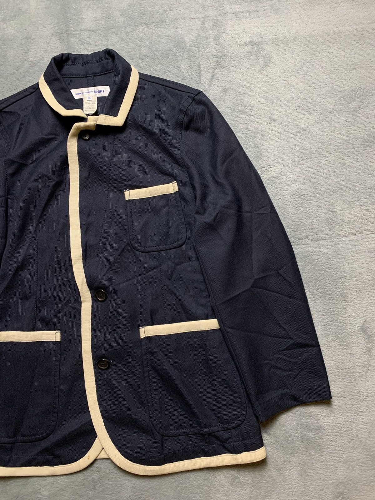 Comme des Garcons SHIRT COMME DES GARCONS SHIRT POLY LINING BLAZER Size 38R - 3 Thumbnail