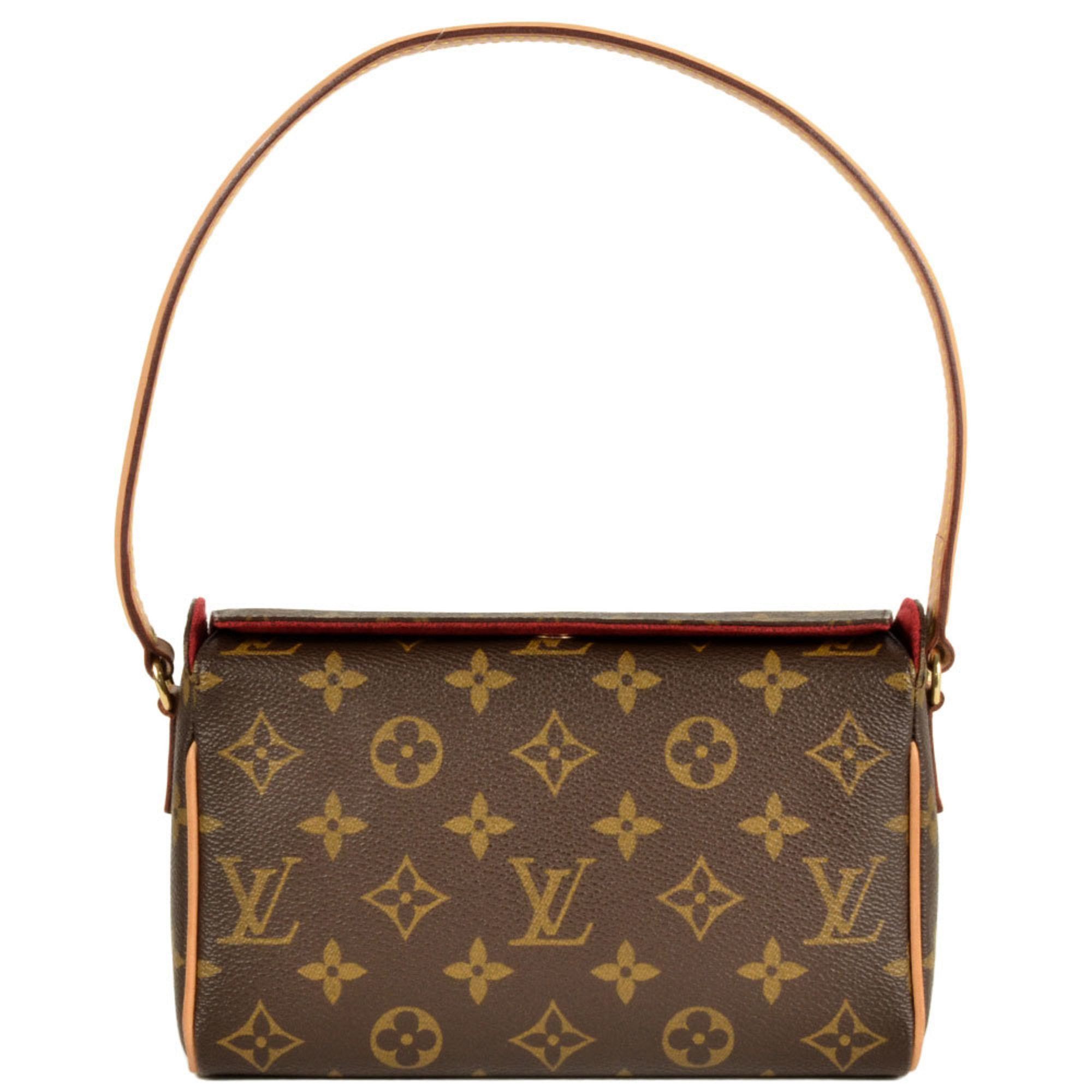 Louis Vuitton Recital Shoulder Bag Monogram Canvas M51900 Brown, Women's