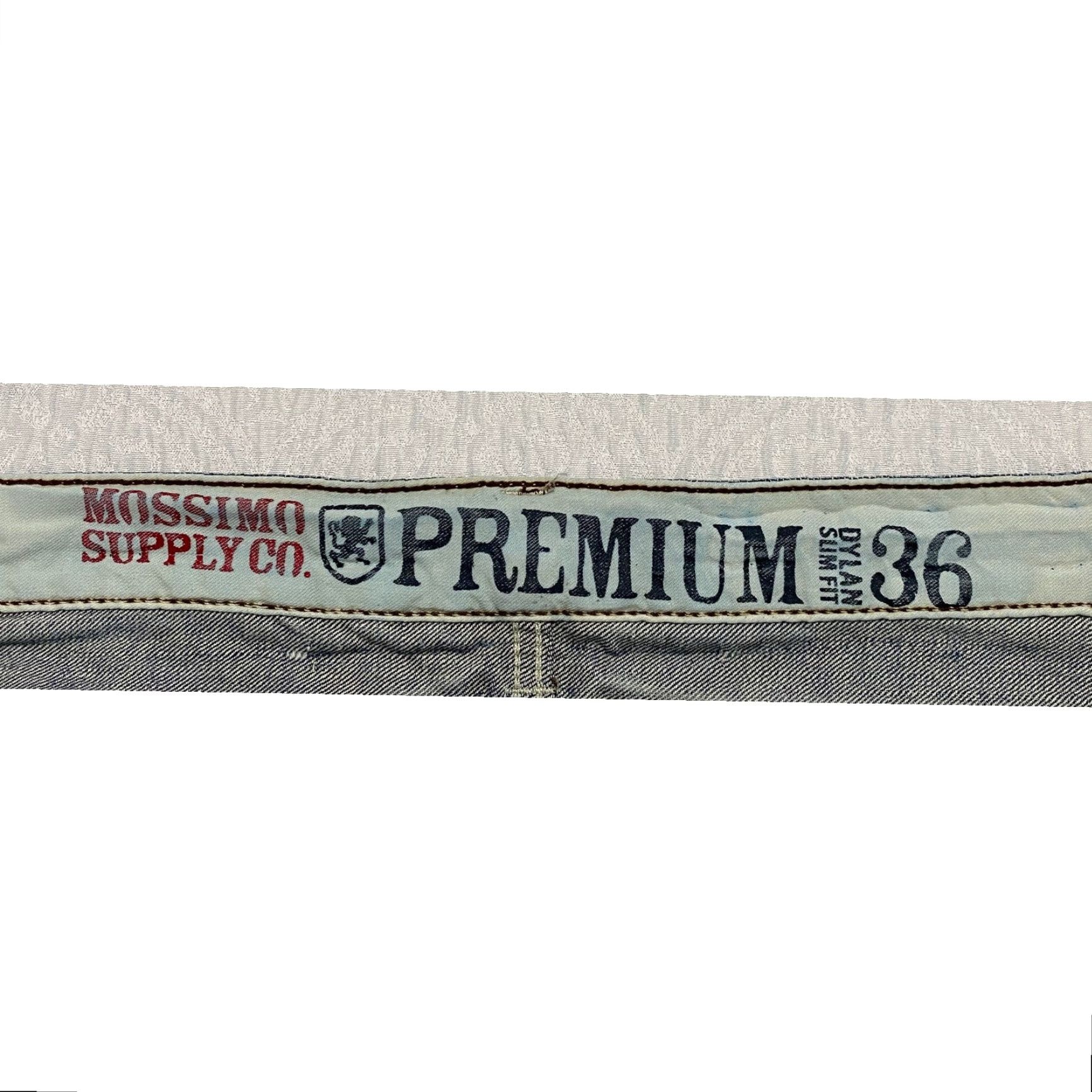 Mossimo Mossimo Supply Co Dylan Jeans Mens Slim Blue Denim 36×32 Bootcut 5-Pocket Distressed Grunge Art Casual Menswear Size US 36 / EU 52 - 4 Thumbnail