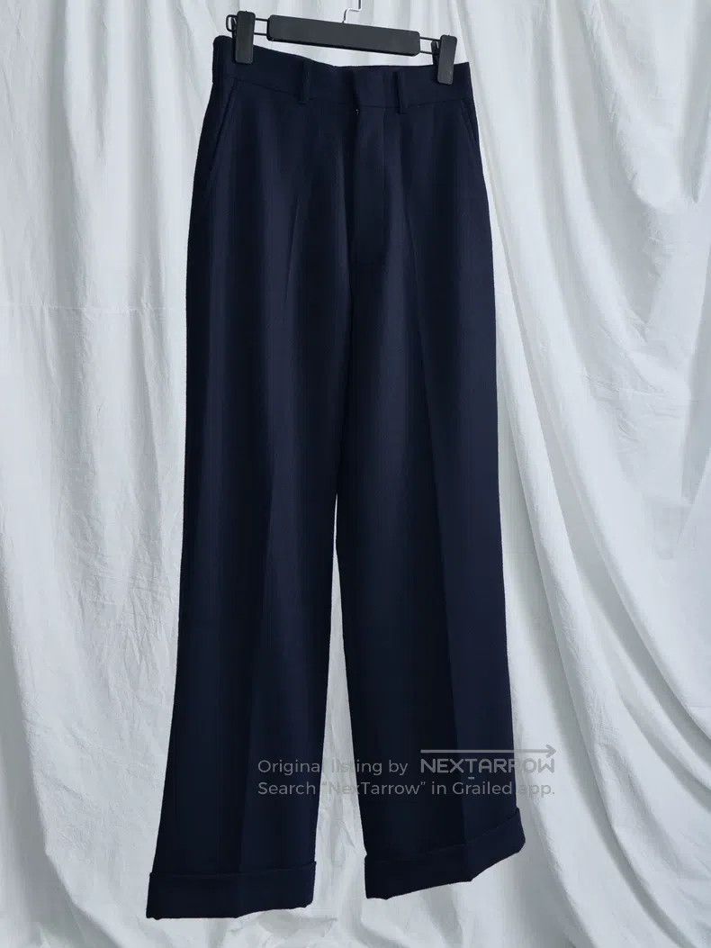 Junya Watanabe Junya Watanabe size XS Navy wool trousers Size 22" - 7 Thumbnail