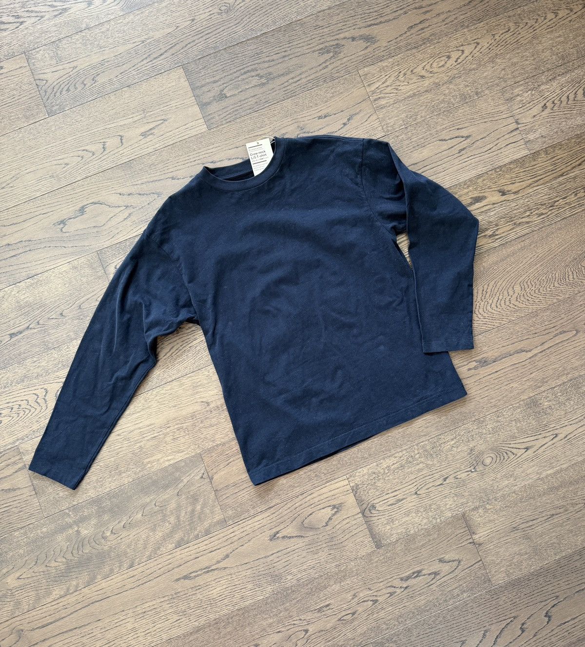 Muji MUJI Japan Mens Brushed Jersey Africa Cotton Navy T Shirt Size US S / EU 44-46 / 1 - 2 Thumbnail