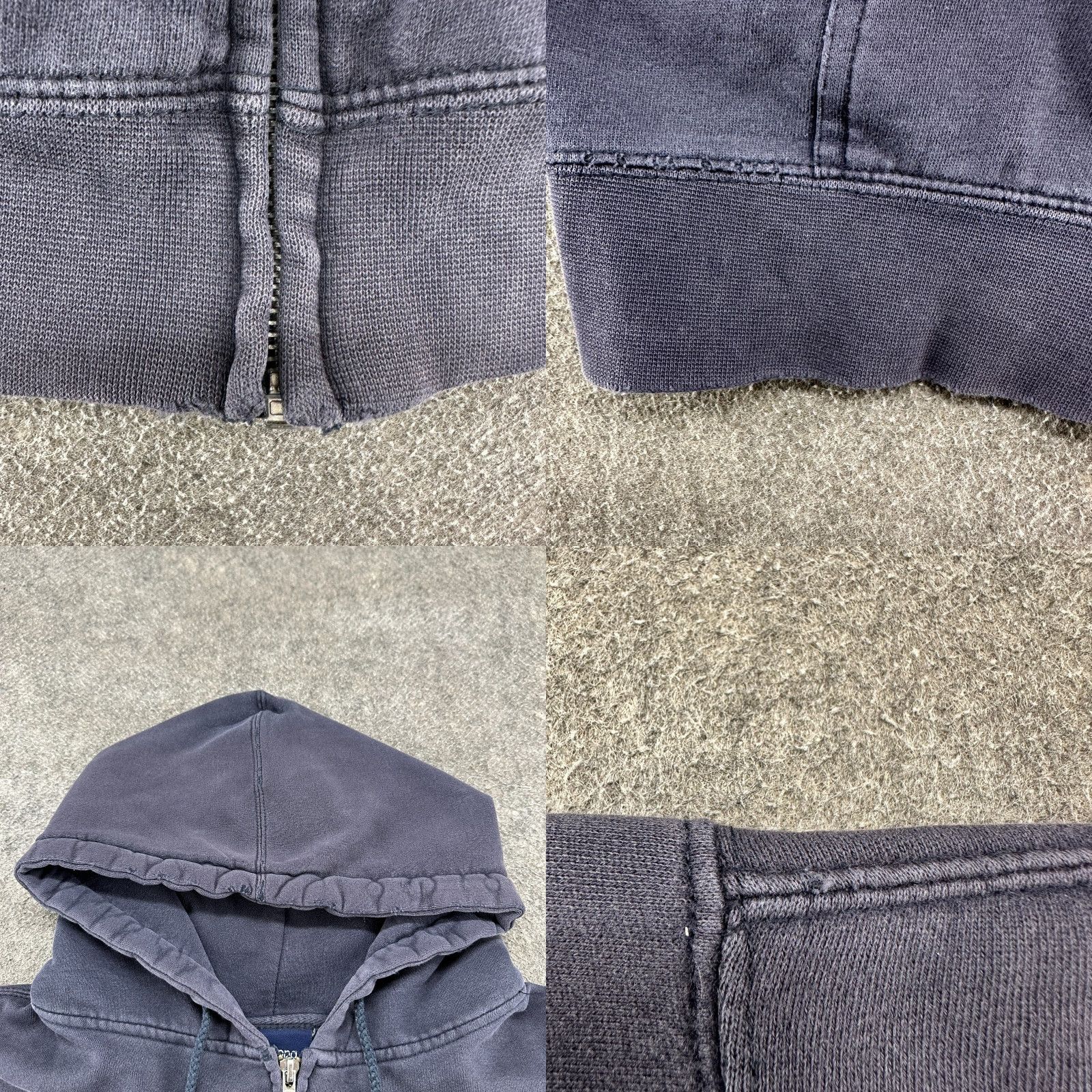 Billabong VINTAGE Billabong Hoodie Men XL Blue Full Zip Wave Surf Distressed Sun Faded 90s Mens Size US XL / EU 56 / 4 - 10 Thumbnail