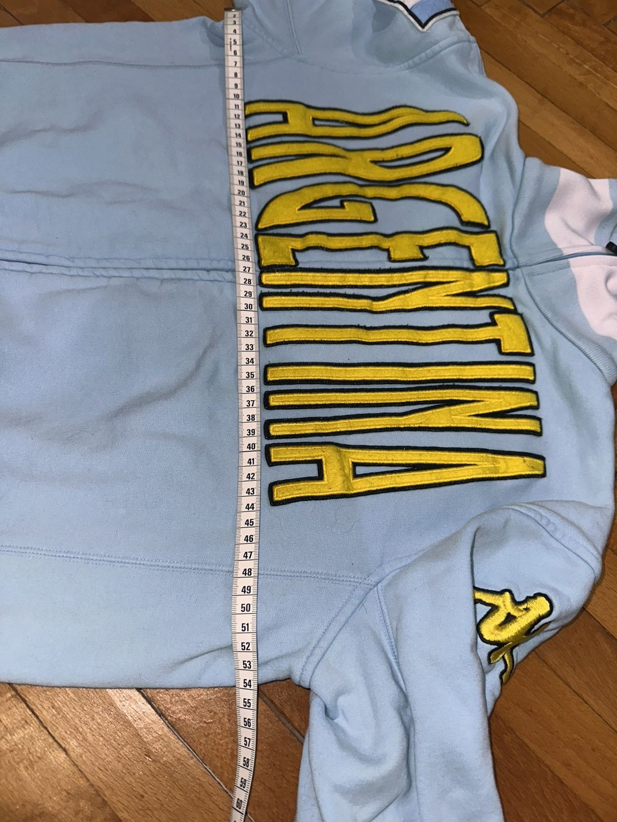 Kappa × Vintage Vintage Rare Kappa Argentina Zip Up Sweater Size US S / EU 44-46 / 1 - 4 Thumbnail