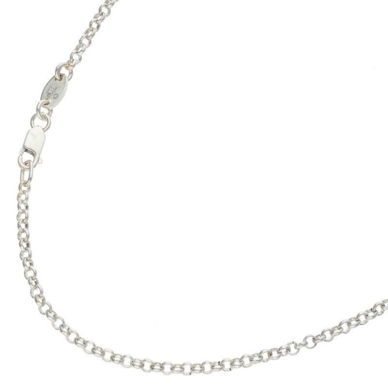 Chrome Hearts Silver R18 Roll Chain Necklace