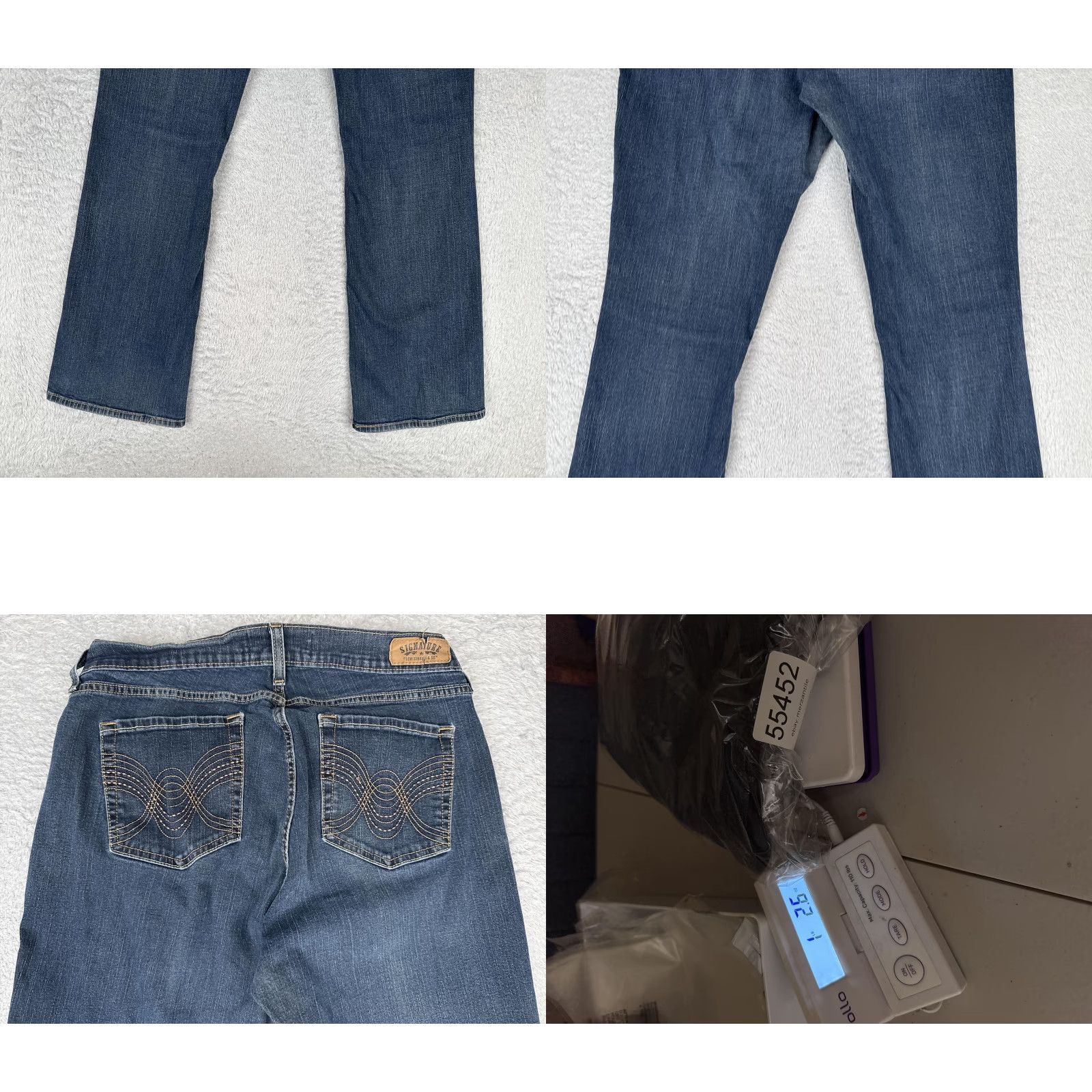 Levi's Signature Levi Strauss Jeans Womens 12M Mid Rise Curvy Bootcut Stretch 30x30 Blue 90s Jeans Womens Girls Mens? Size 34" / US 12 / IT 48 - 10 Thumbnail