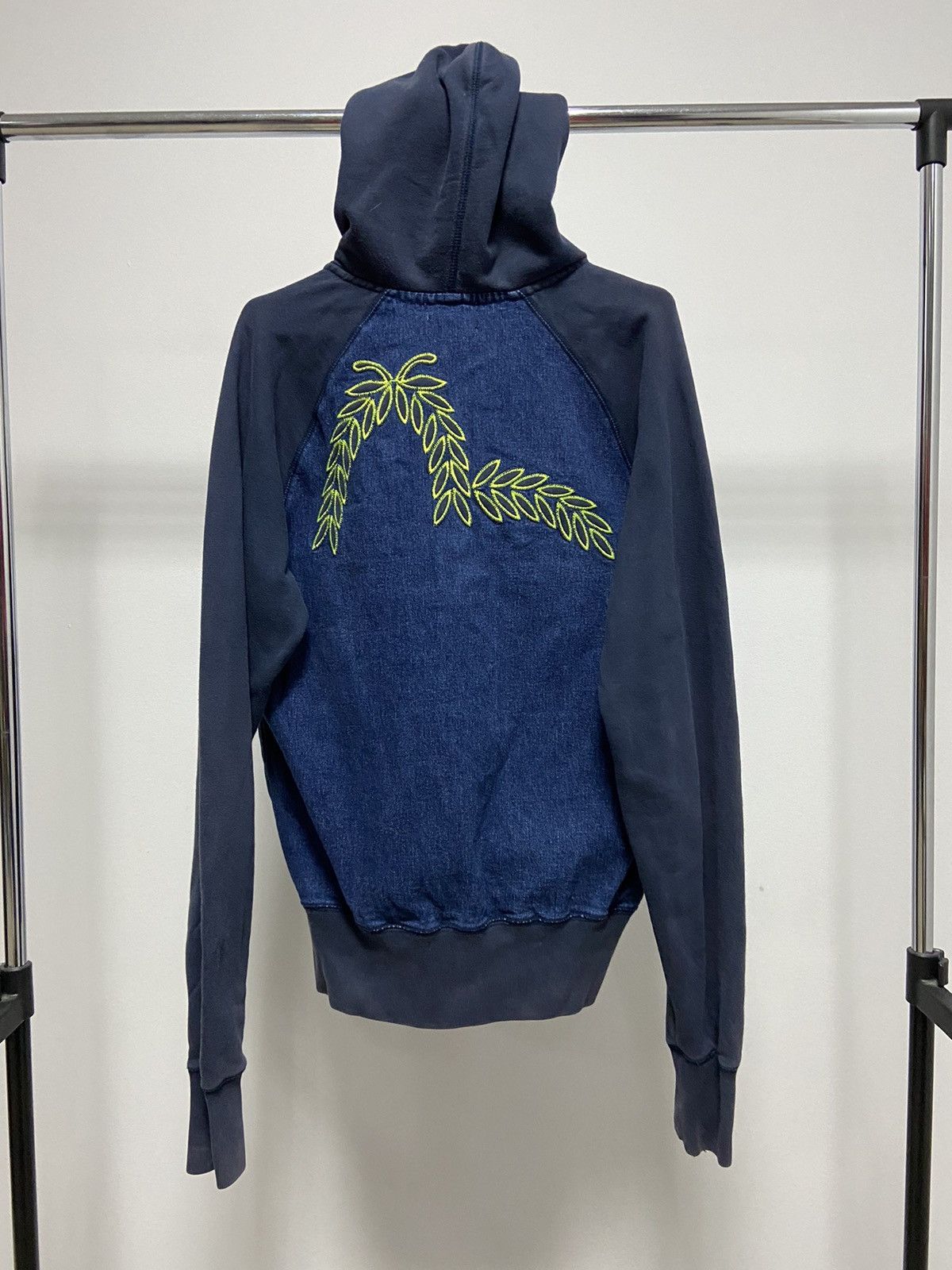 Evisu × Vintage Evisu Vintage Zip Hoodie Big Logo Seagull Style Size US M / EU 48-50 / 2 - 2 Thumbnail