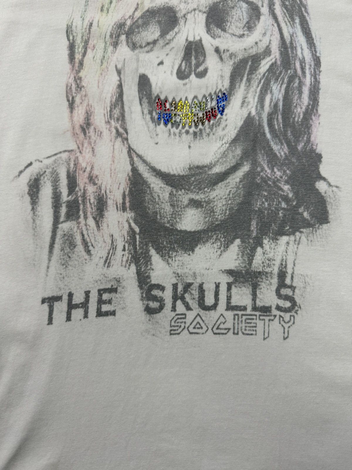 Other Vintage The Skulls Society Tee Shirt Y2K Distressed Dirty Size US M / EU 48-50 / 2 - 5 Thumbnail