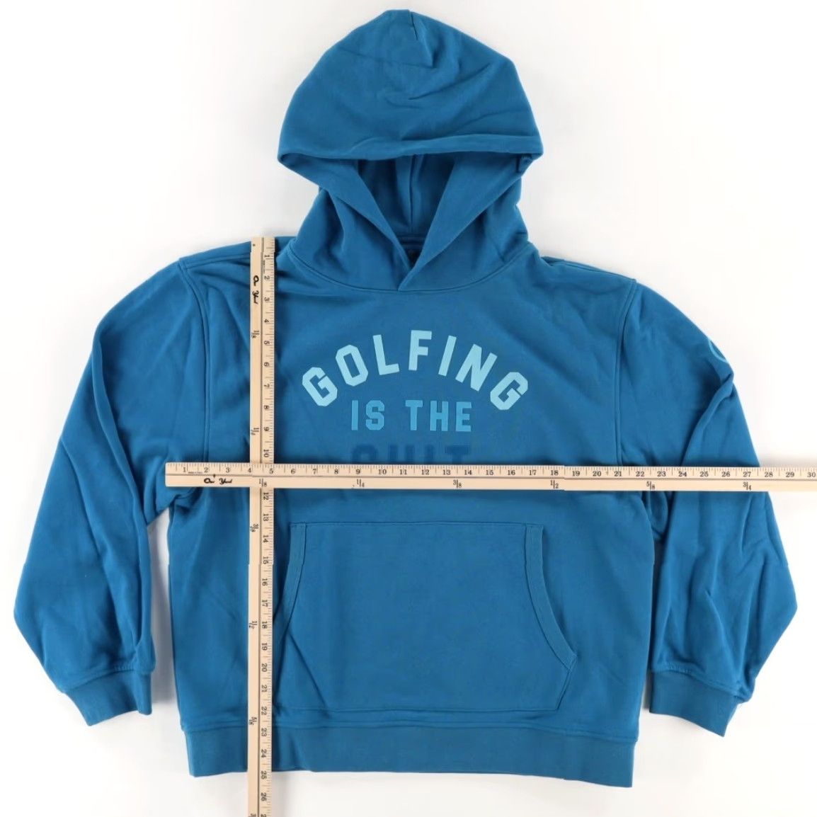G/FORE VINTAGE G/Fore Hoodie Shirt Mens M Blue Golfing is the S*** Solid Long Sleeve Hoodie Mens M Blue Size US M / EU 48-50 / 2 - 3 Thumbnail