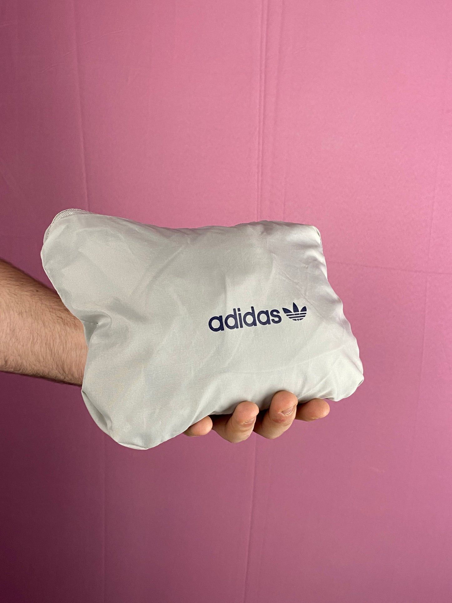 Adidas × Vintage 90s Adidas Vintage Men's Rain Jacket Pocket Bag - L Size US L / EU 52-54 / 3 - 9 Thumbnail