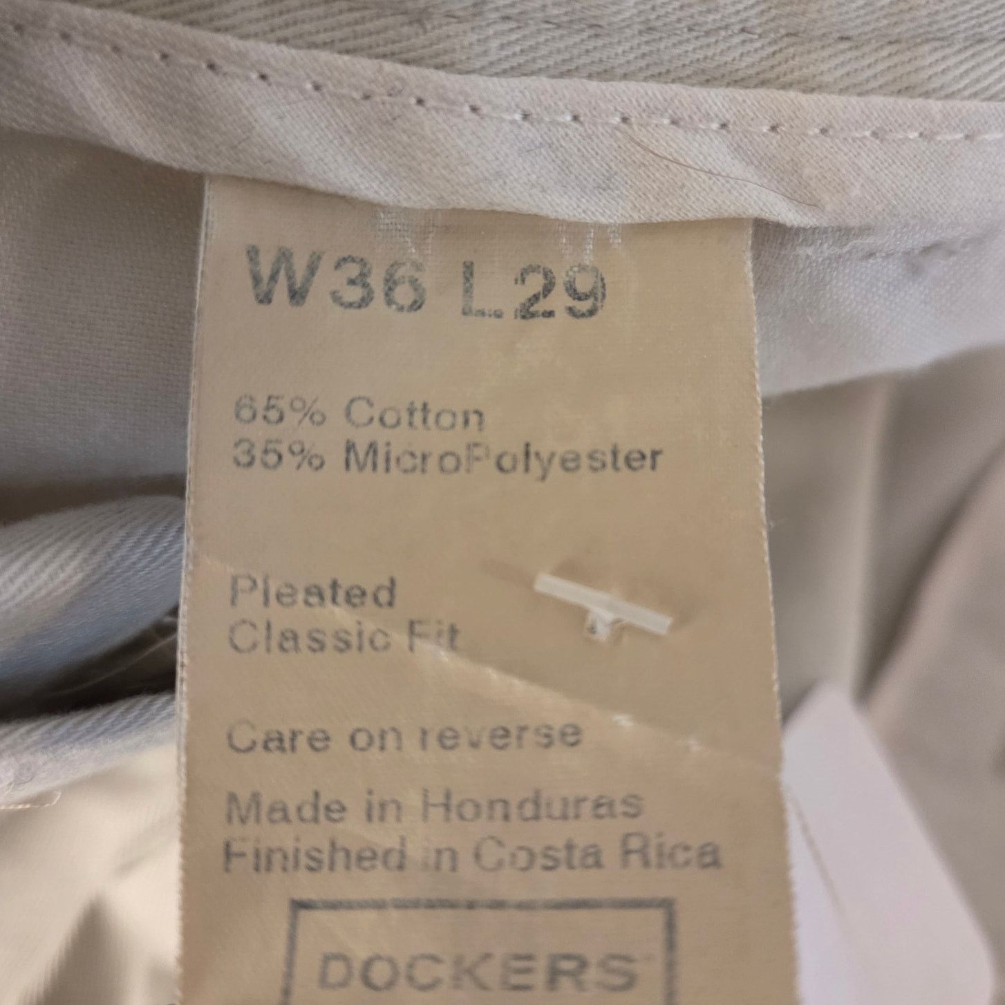 Dockers Men's Dockers Khaki Pants - 36x29 - Great Condition! Size US 36 / EU 52 - 4 Thumbnail