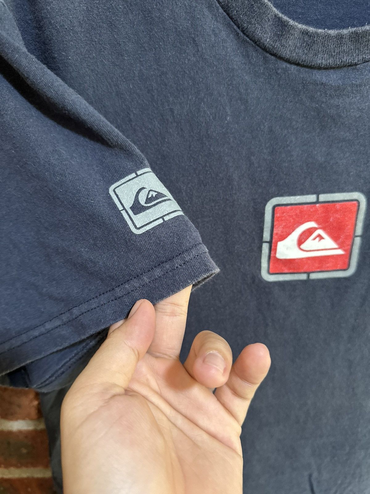 Quiksilver Vintage Quiksilver Faded Tee Size US L / EU 52-54 / 3 - 3 Thumbnail