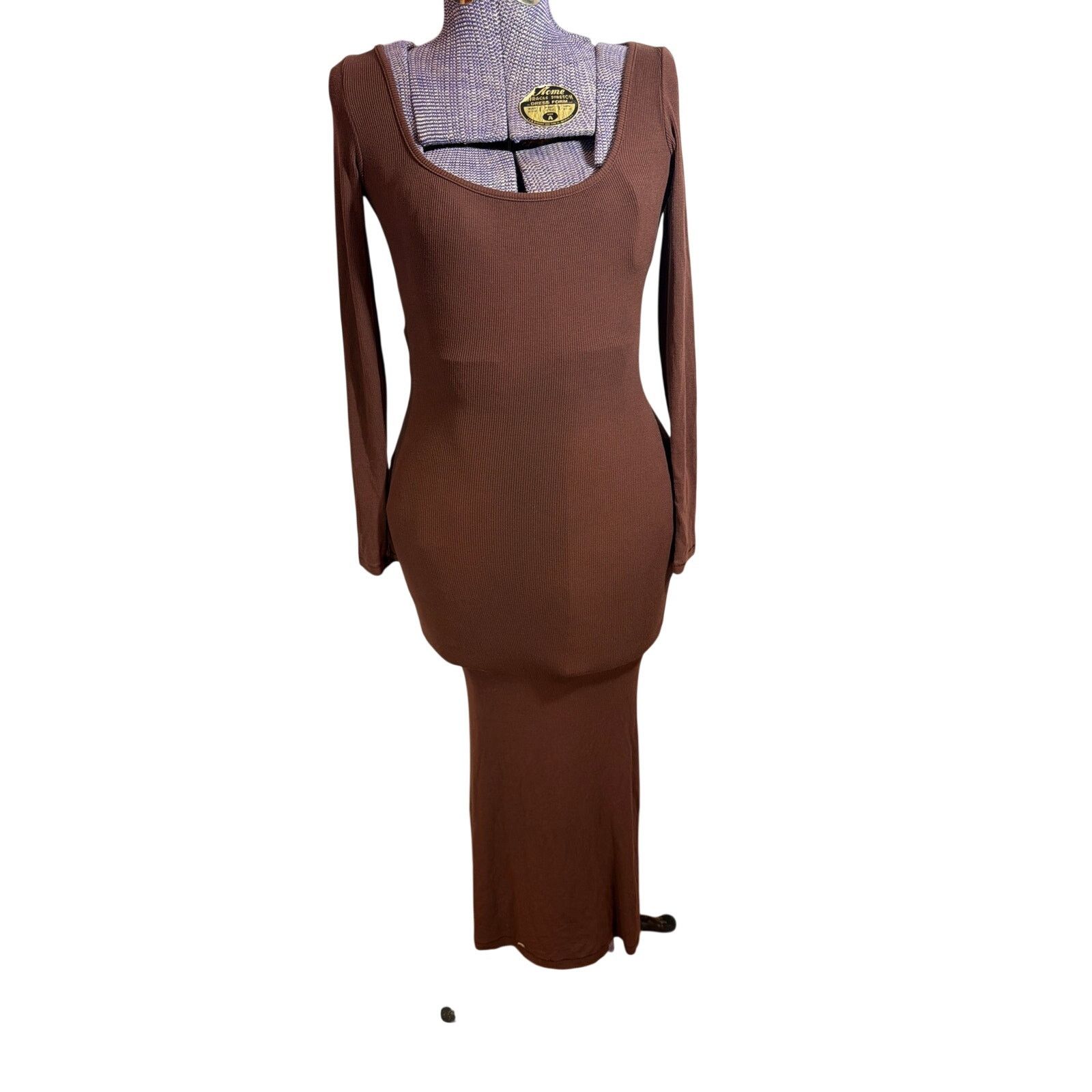 Other oh polly m chocolate bodycon jude ribbed modal long sleeve Size M / US 6-8 / IT 42-44 - 1 Thumbnail