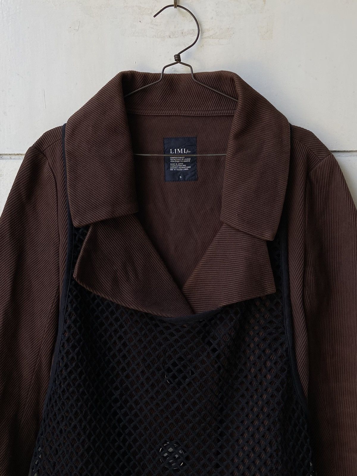 Yohji Yamamoto LIMI FEU Brown Blazer Vest Size US S / EU 44-46 / 1 - 3 Thumbnail