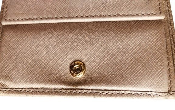 Prada Auth Prada Saffiano Leather bi-fold wallet beige Size ONE SIZE - 5 Thumbnail