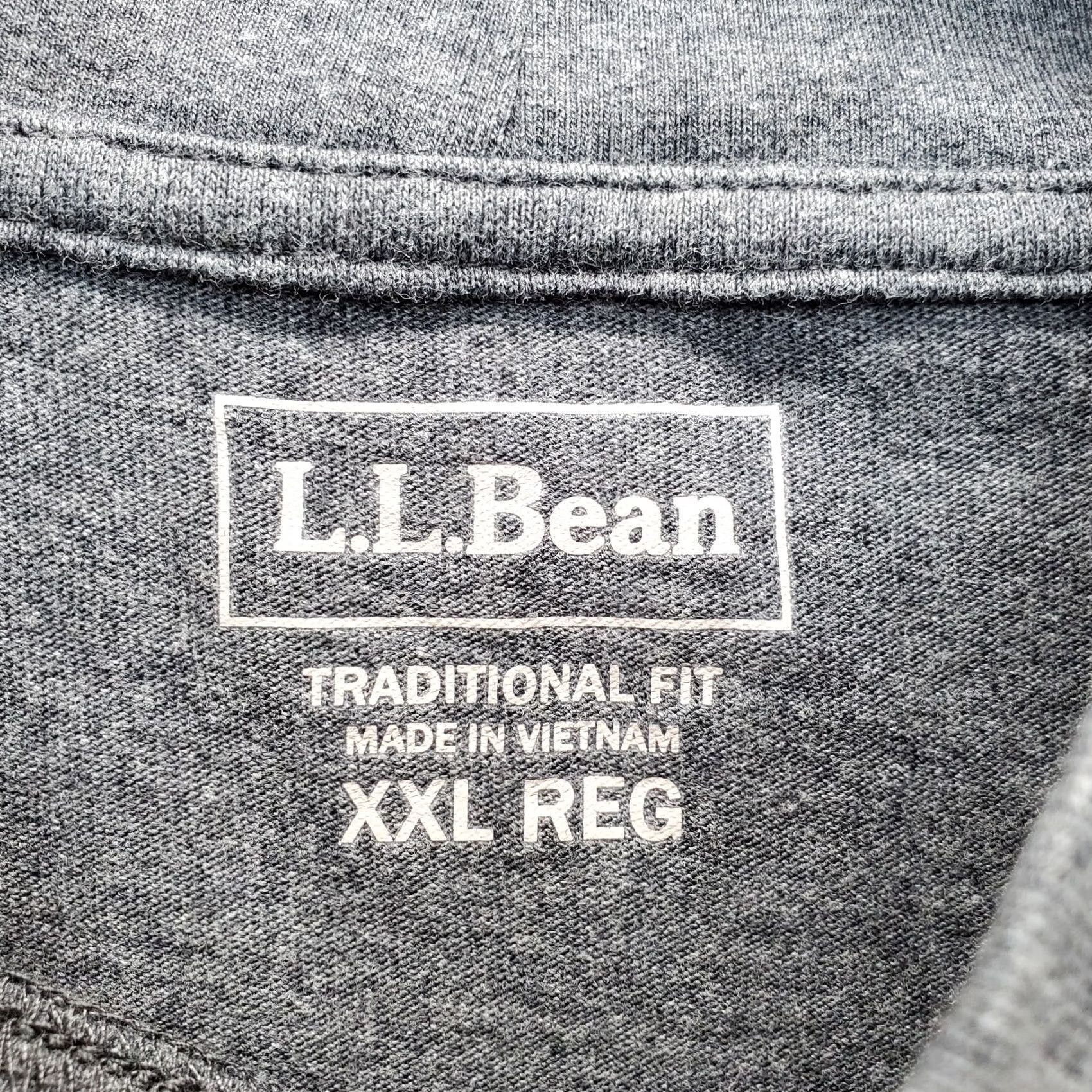 Vintage L.L. Bean Shirt Mens XXL Gray Traditional Fit Raglan Sleeve Turtleneck Pullover Size US XXL / EU 58 / 5 - 5 Thumbnail