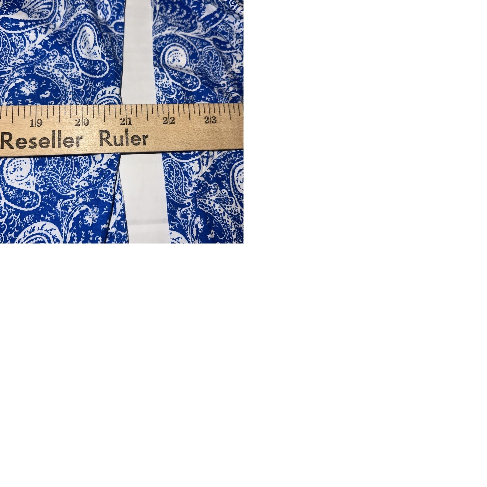 Robert Graham Robert Graham Dress Shirt Men’s Small Blue Paisley Pattern Classic New Size 36R - 9 Thumbnail