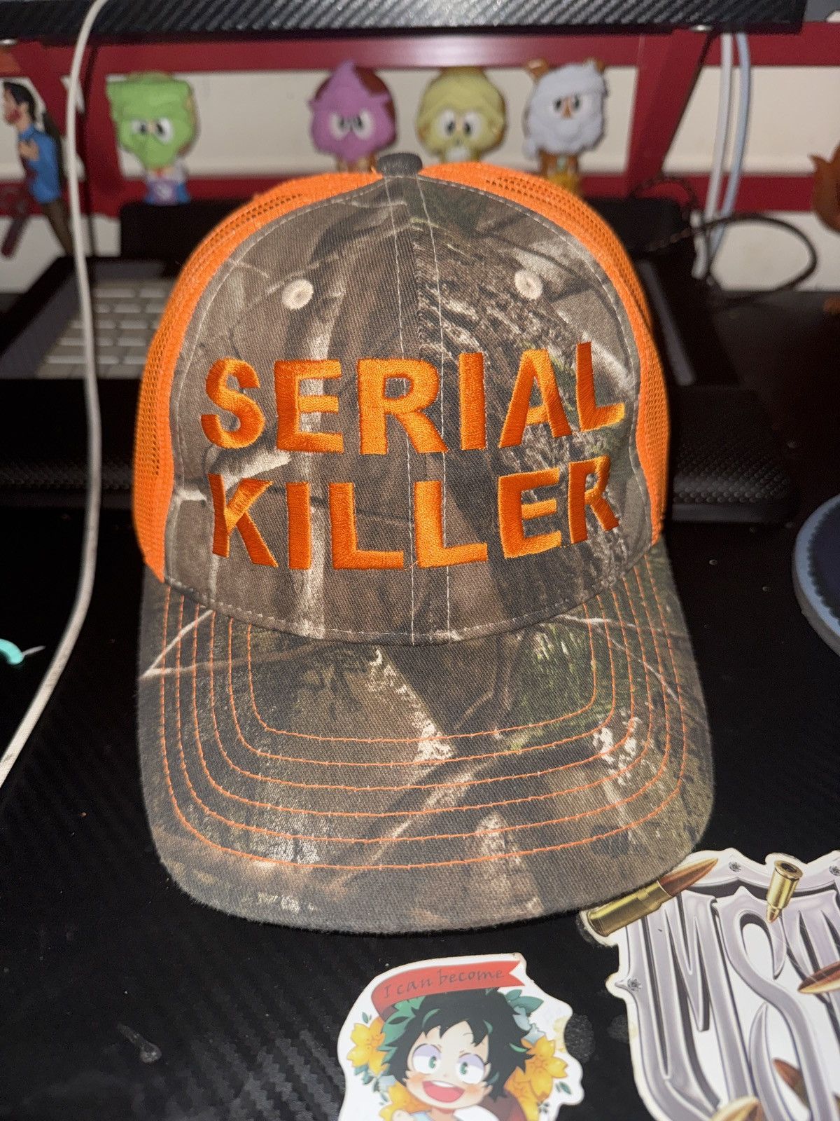 Grimykids “SERIAL KILLER” Trucker Hat Size ONE SIZE - 1 Thumbnail