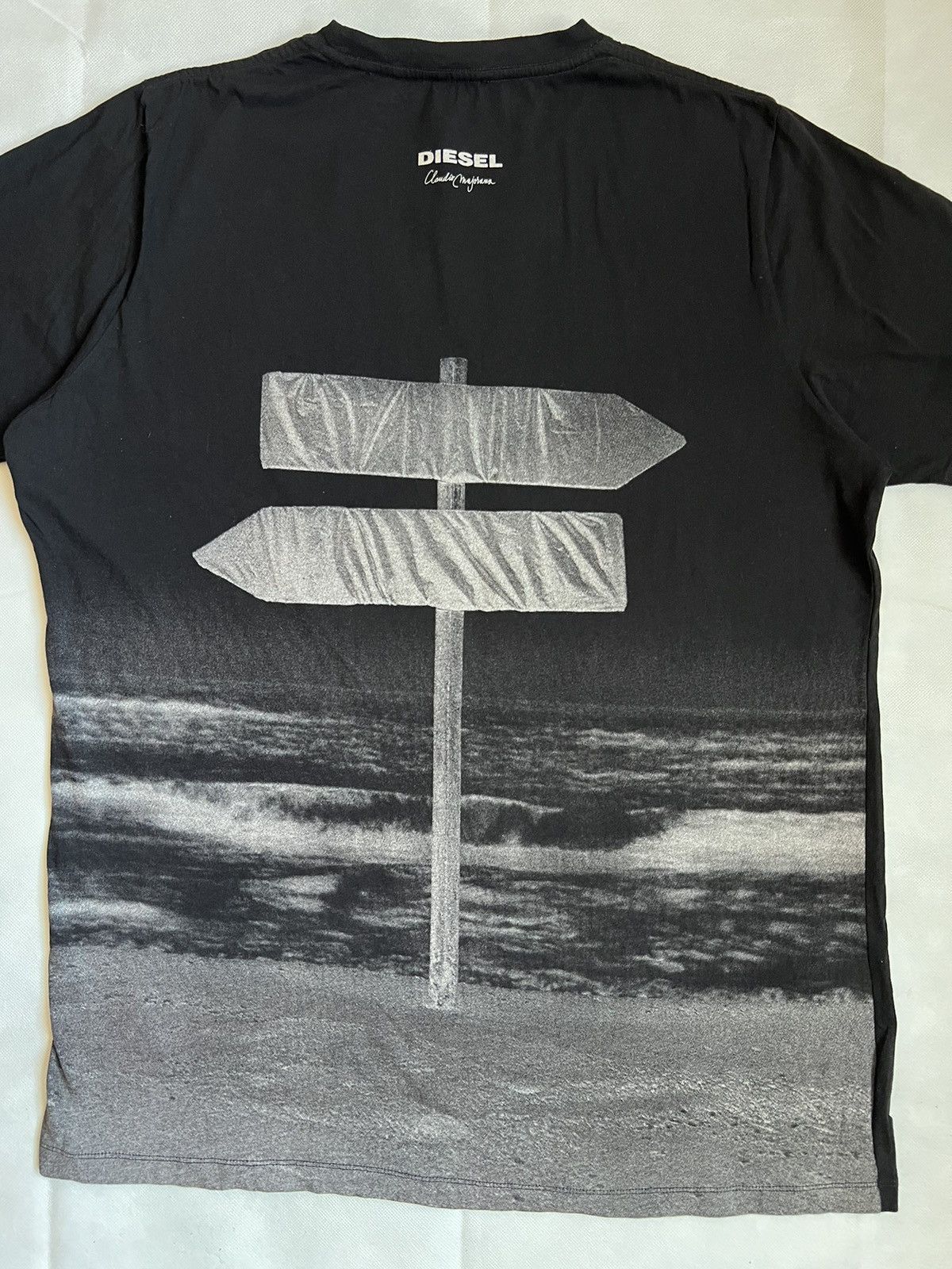 Designer × Diesel Diesel Claudio Majorana Take Me Home Black Tshirt Size US M / EU 48-50 / 2 - 3 Thumbnail
