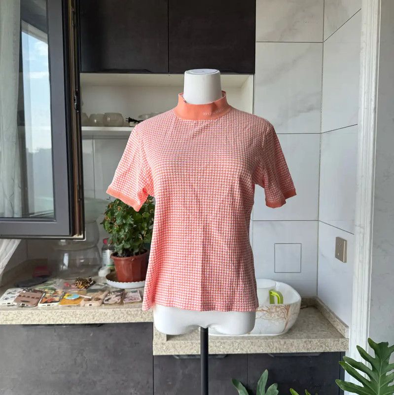 Burberry Burberry Orange Cotton Short Sleeve T-Shirt Size M / US 6-8 / IT 42-44 - 1 Thumbnail