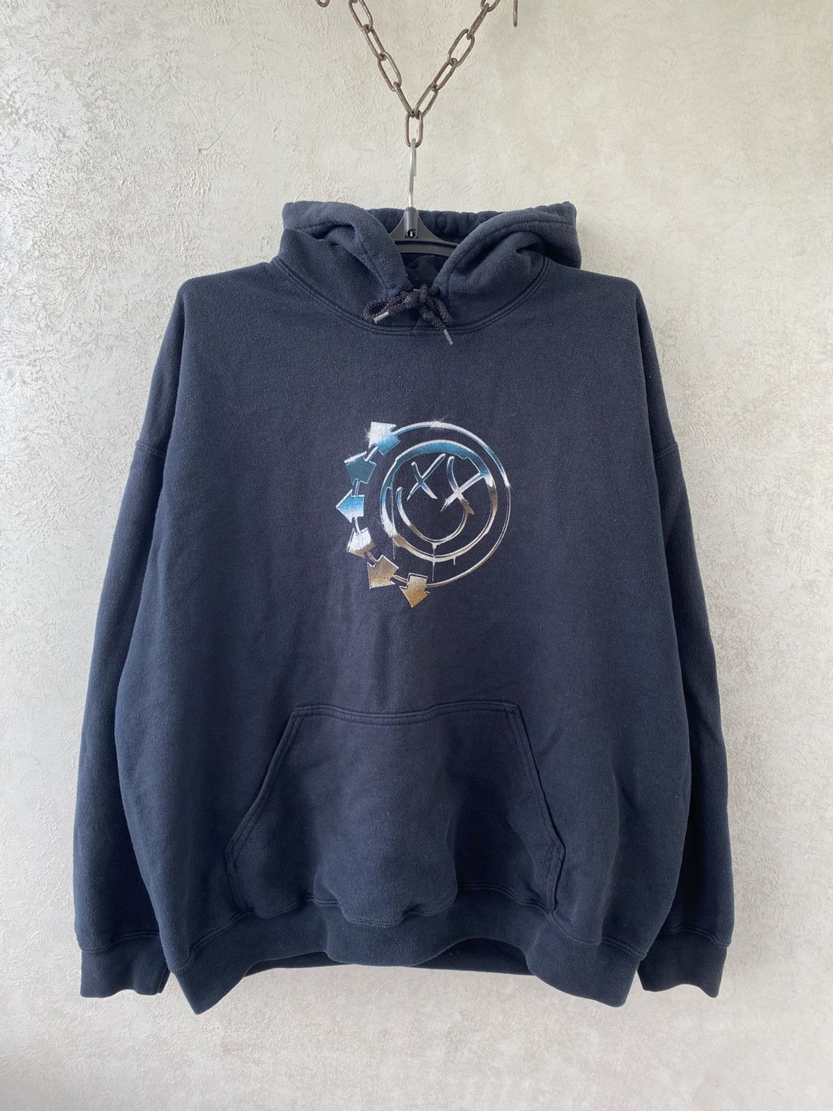 Gildan Vintage Blink-182 Sweater Men's Graphic Band Hoodie Size US XL / EU 56 / 4 - 1 Thumbnail