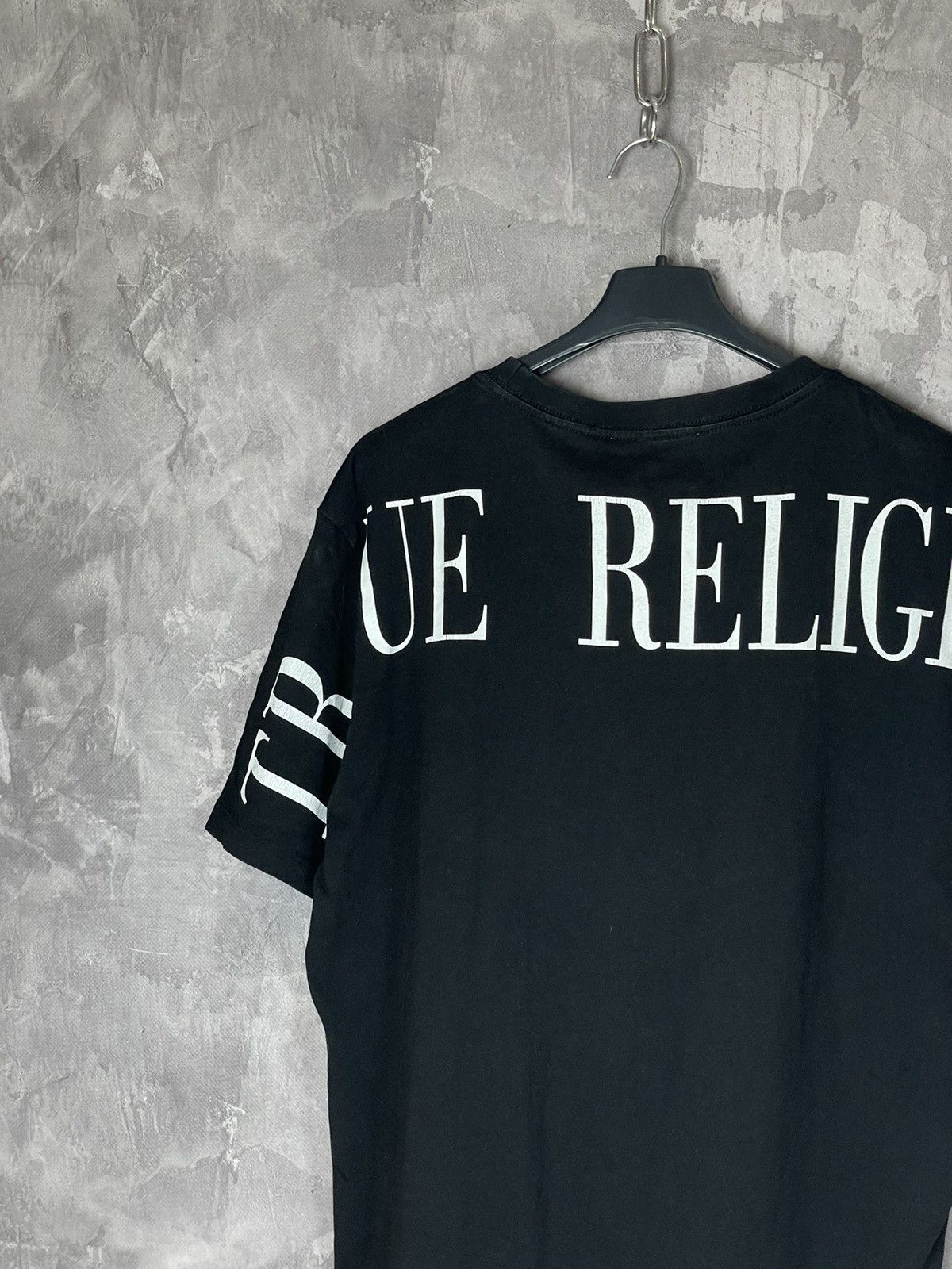 True Religion × Vintage VINTAGE TRUE RELIGION BIG LOGO T-SHIRT Y2K TEE Size US L / EU 52-54 / 3 - 4 Thumbnail