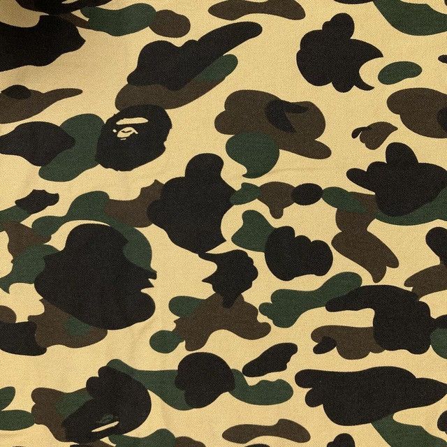 Bape 🔥Vintage🔥 BAPE CAMO Polo shirt 1st camo yellow a bathing ape Size US L / EU 52-54 / 3 - 2 Thumbnail