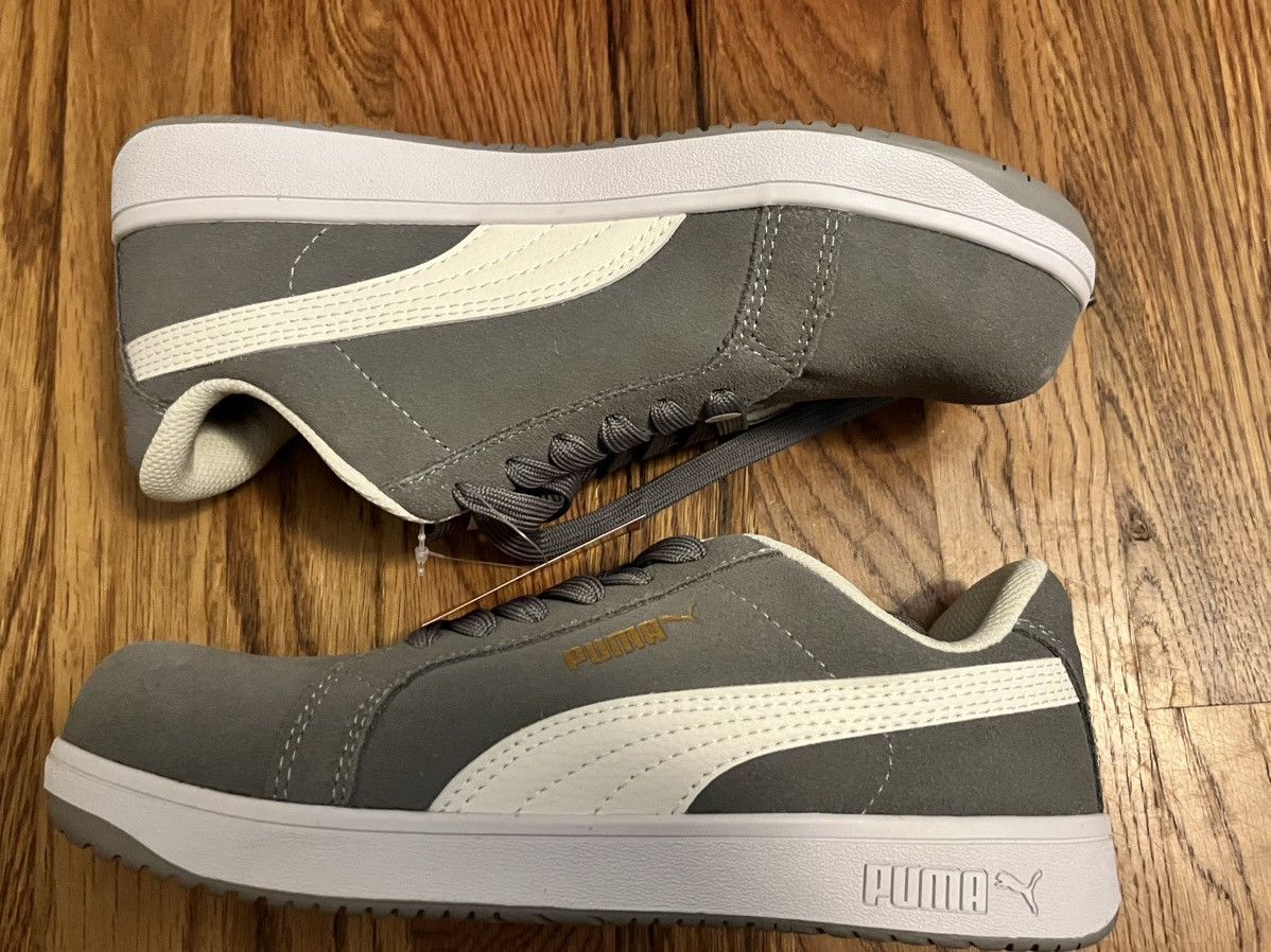 Puma Puma iconic grey low safety footwear Size US 7 / EU 40 - 2 Thumbnail
