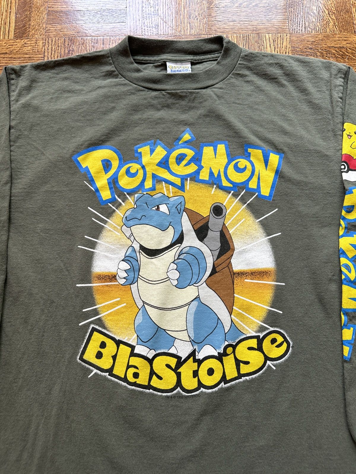 Pokemon 1999 Pokemon Blastoise Long Sleeve Graphic Tee Youth XL Size US M / EU 48-50 / 2 - 4 Thumbnail