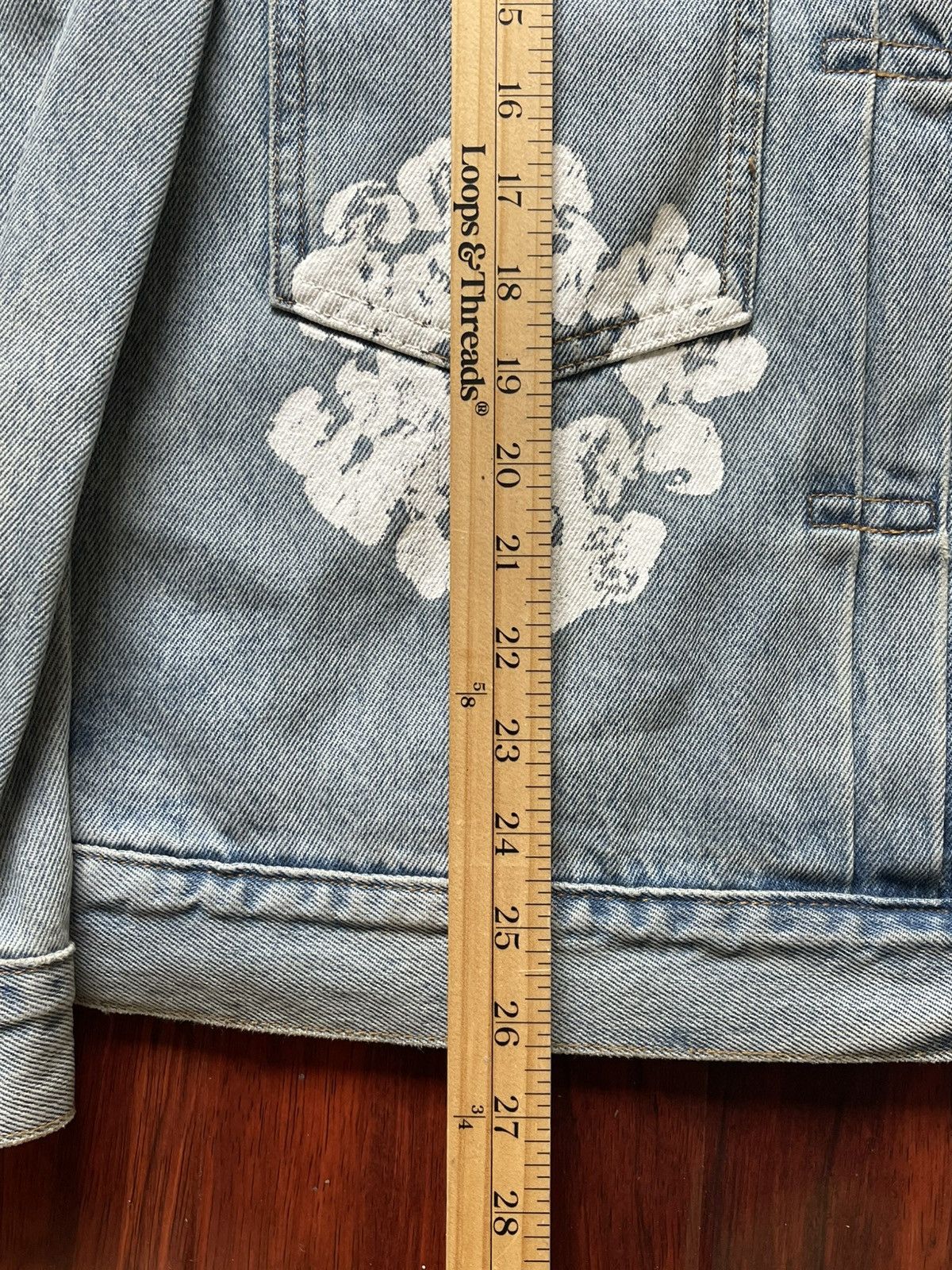 DENIM TEARS × Levi's Denim Tears x Levis Type II Wreath Blue Denim Trucker Jacket Size US XL / EU 56 / 4 - 12 Thumbnail