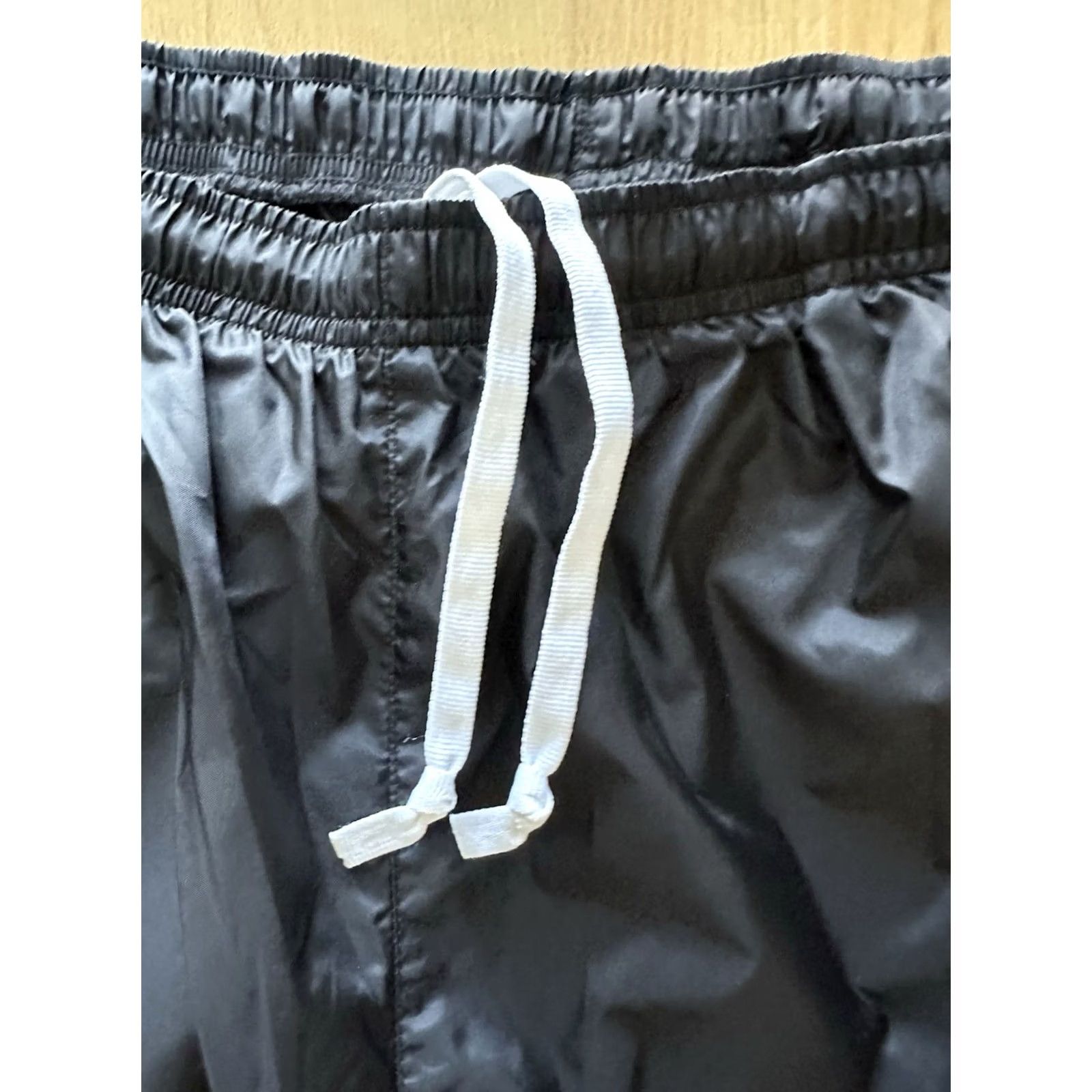 Nike VINTAGE Nike Track Pants Baggy Black Mens XL Wide-Leg 90s Nike Sportswear Size US 36 / EU 52 - 5 Thumbnail