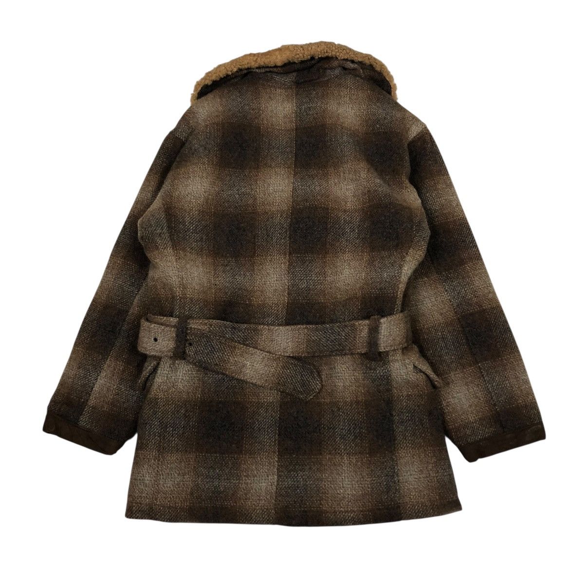 Golden Bear 🔥VINTAGE WOOL JACKET GOLDEN BEAR TARTAN SHAWL COLLAR Size US M / EU 48-50 / 2 - 2 Thumbnail