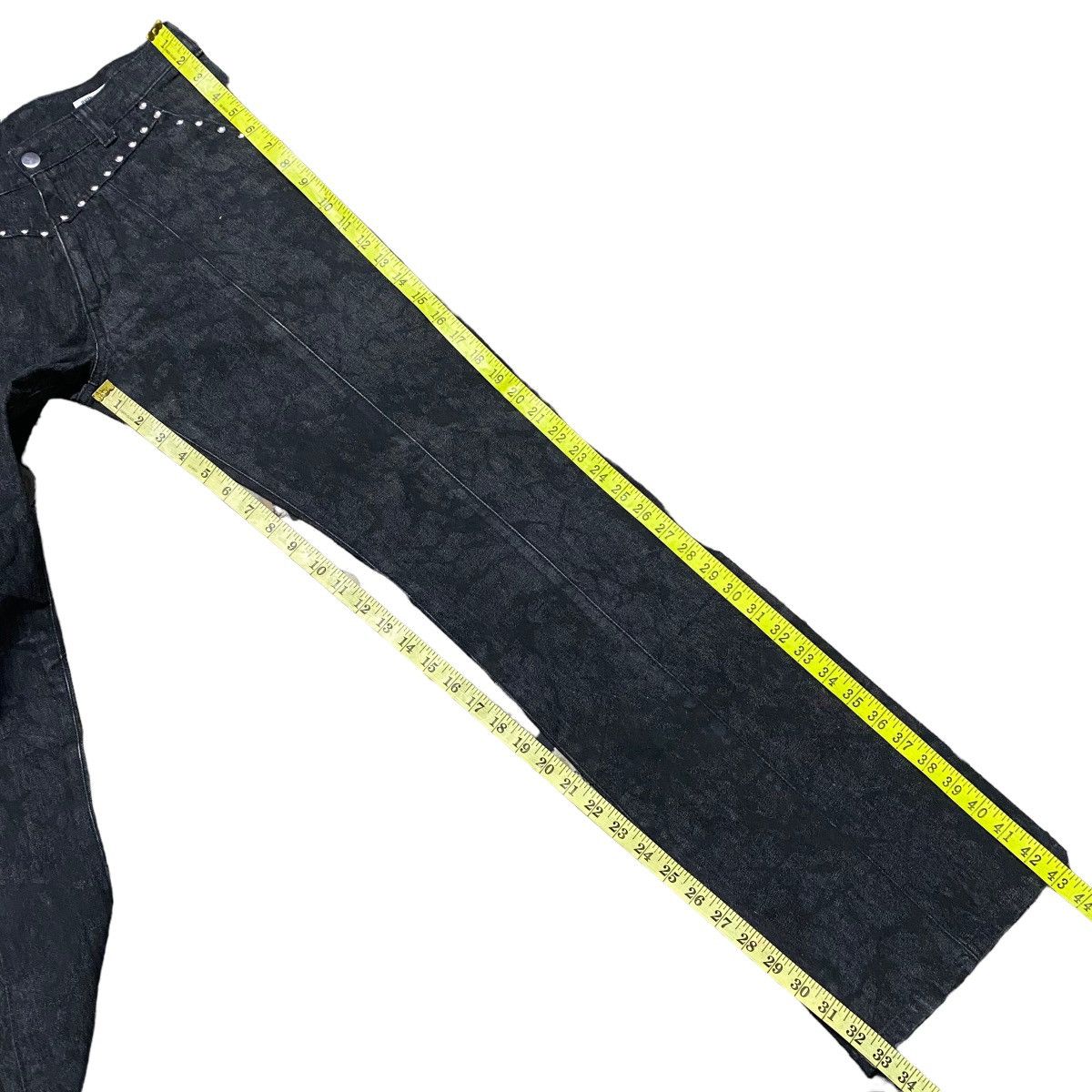 semanticdesign Semantic Design Fleur Denim Flare Jeans Studded Size US 30 / EU 46 - 16 Thumbnail
