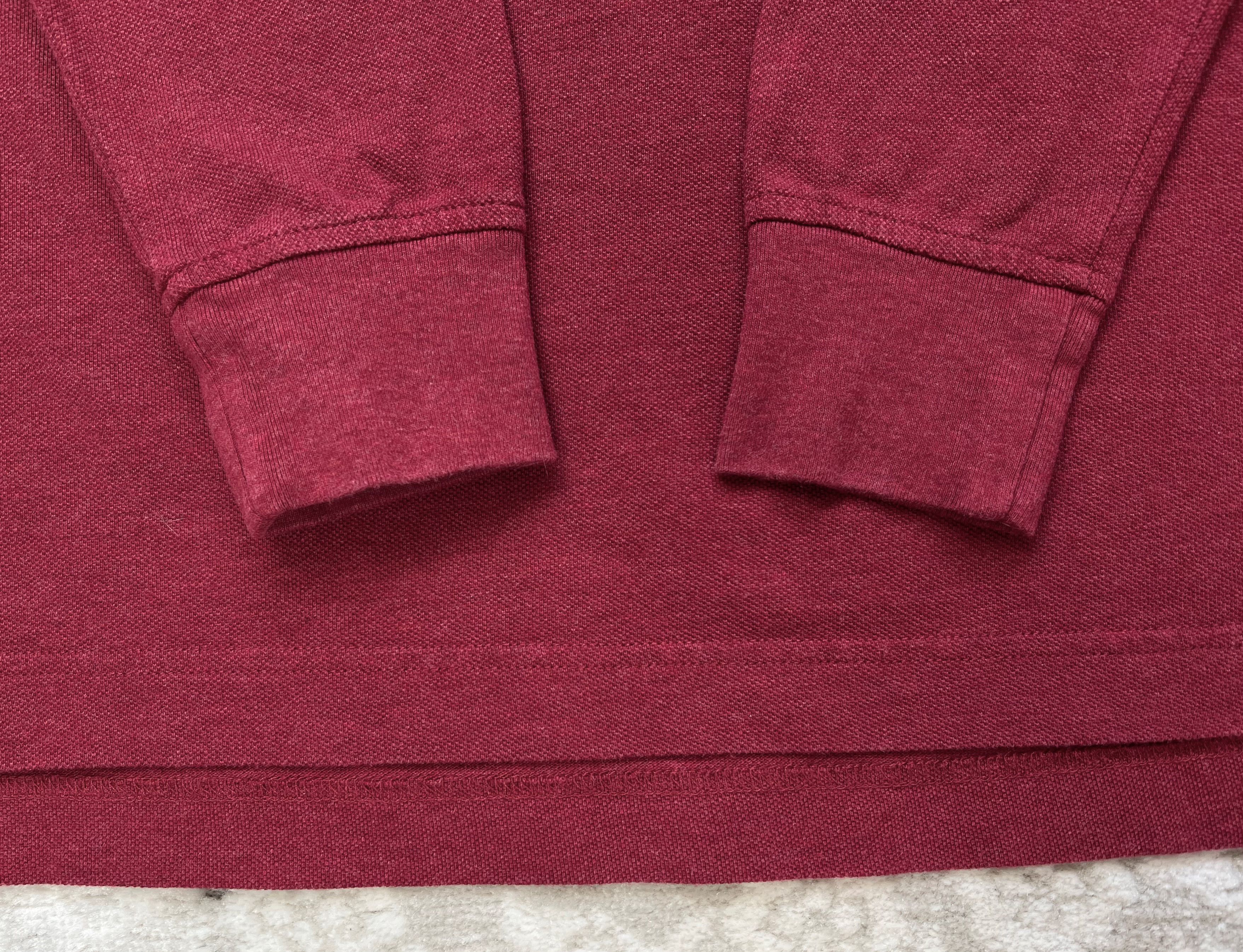 Tommy Hilfiger Tommy Hilfiger Burgundy Long Sleeve Polo Shirt Classic Fit S Size US S / EU 44-46 / 1 - 7 Thumbnail